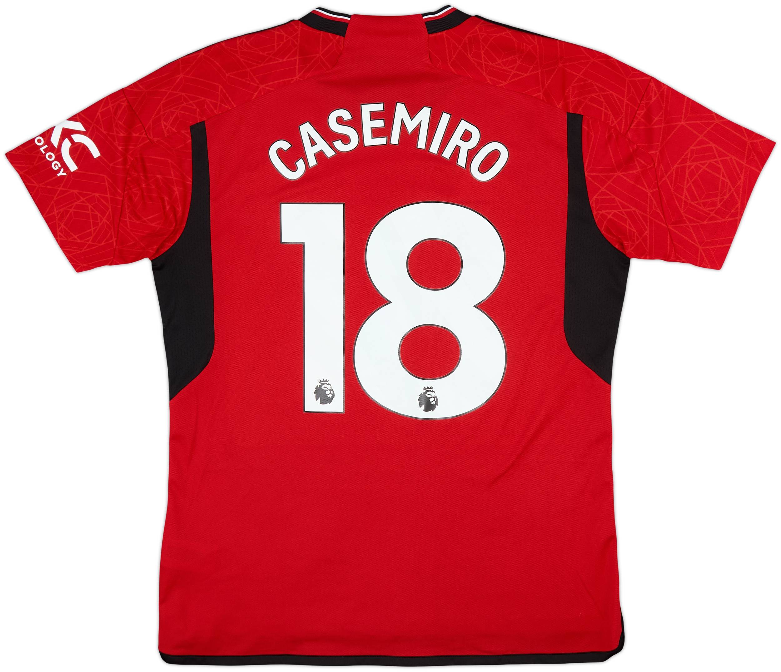 2023-24 Manchester United Home Shirt Casemiro #18 - 10/10 - (L)