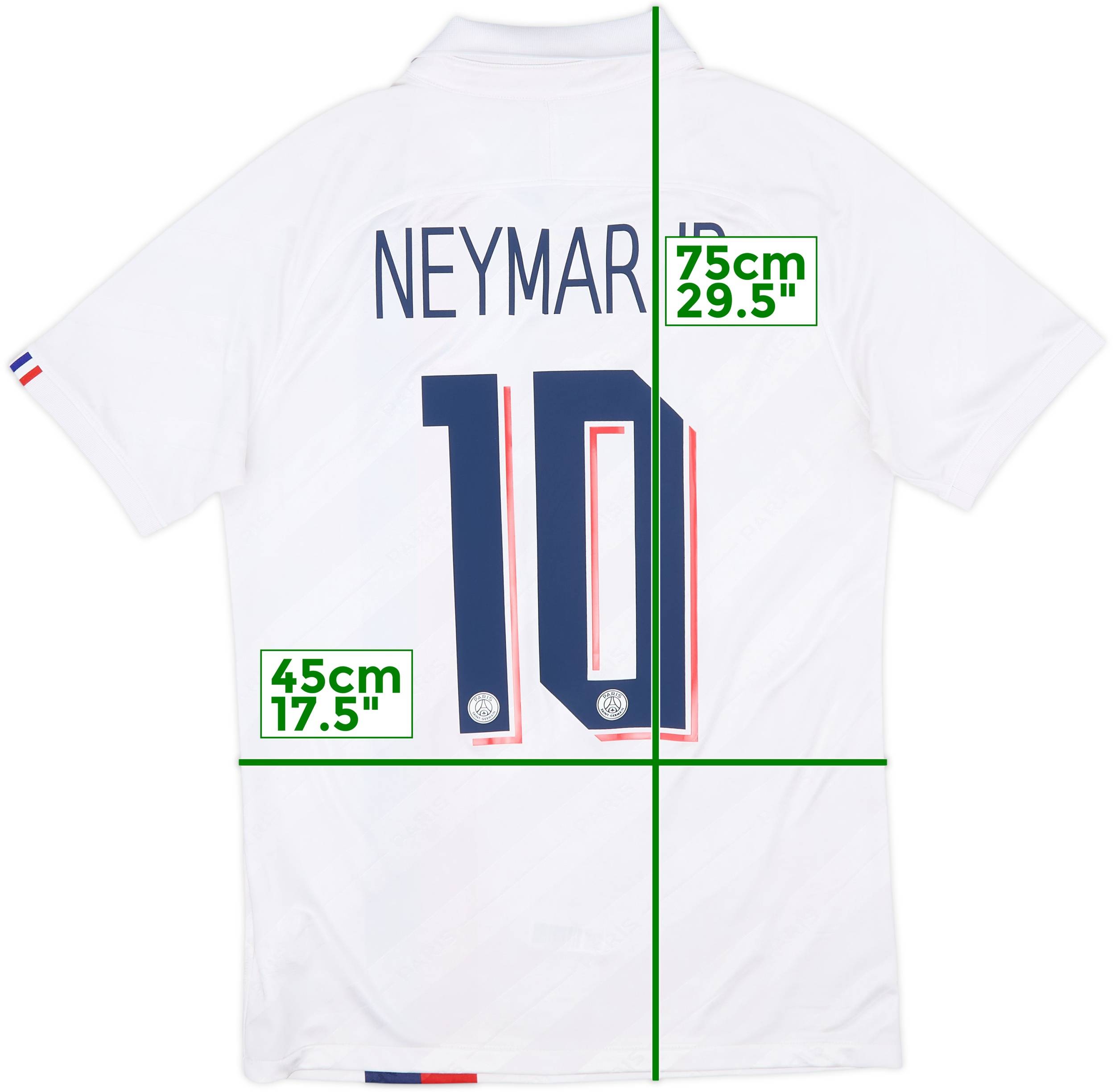 2019-20 Paris Saint-Germain Third Shirt Neymar Jr #10 - 8/10 - (S)