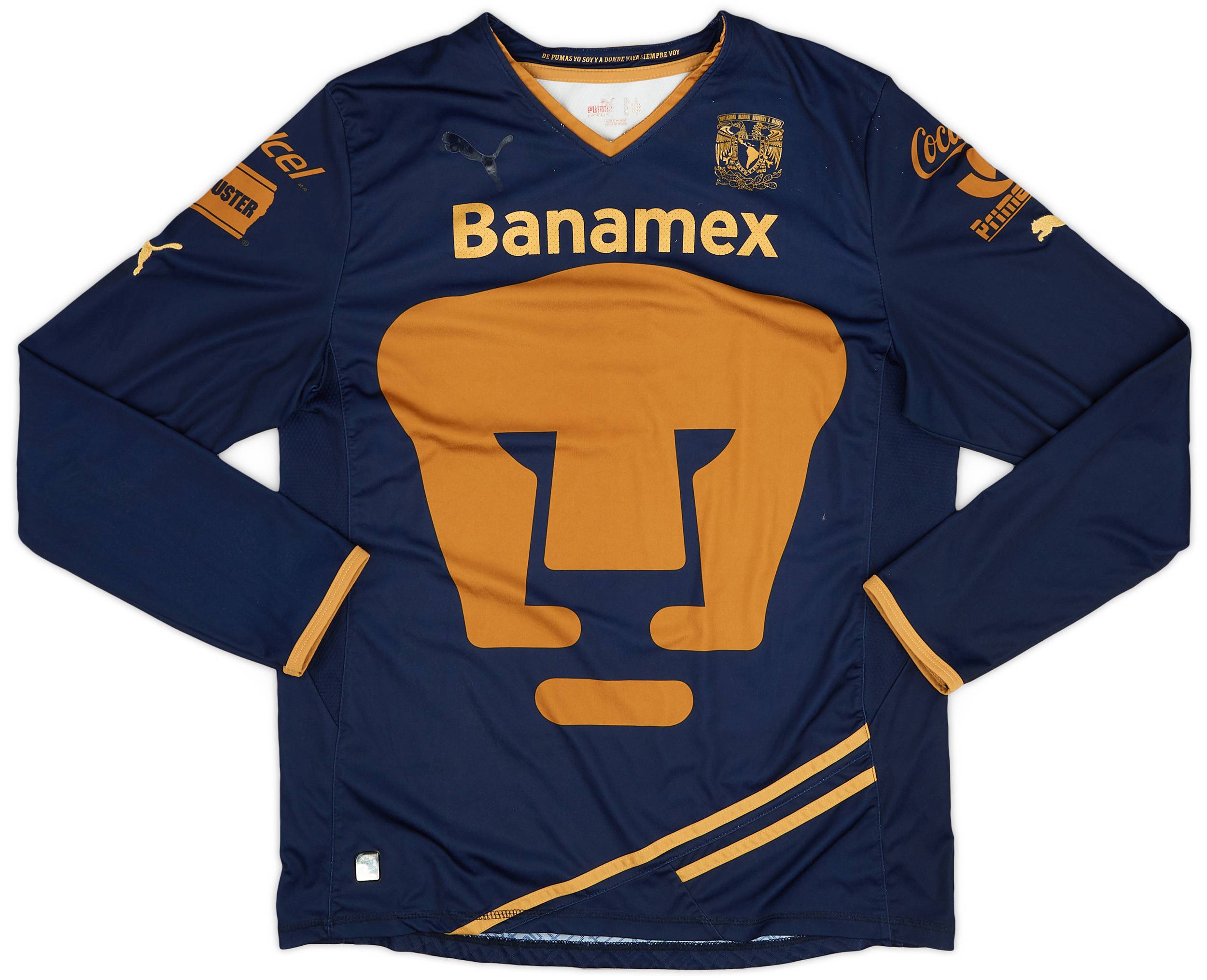 2011 12 UNAM Pumas Away L S Shirt 5 10 L