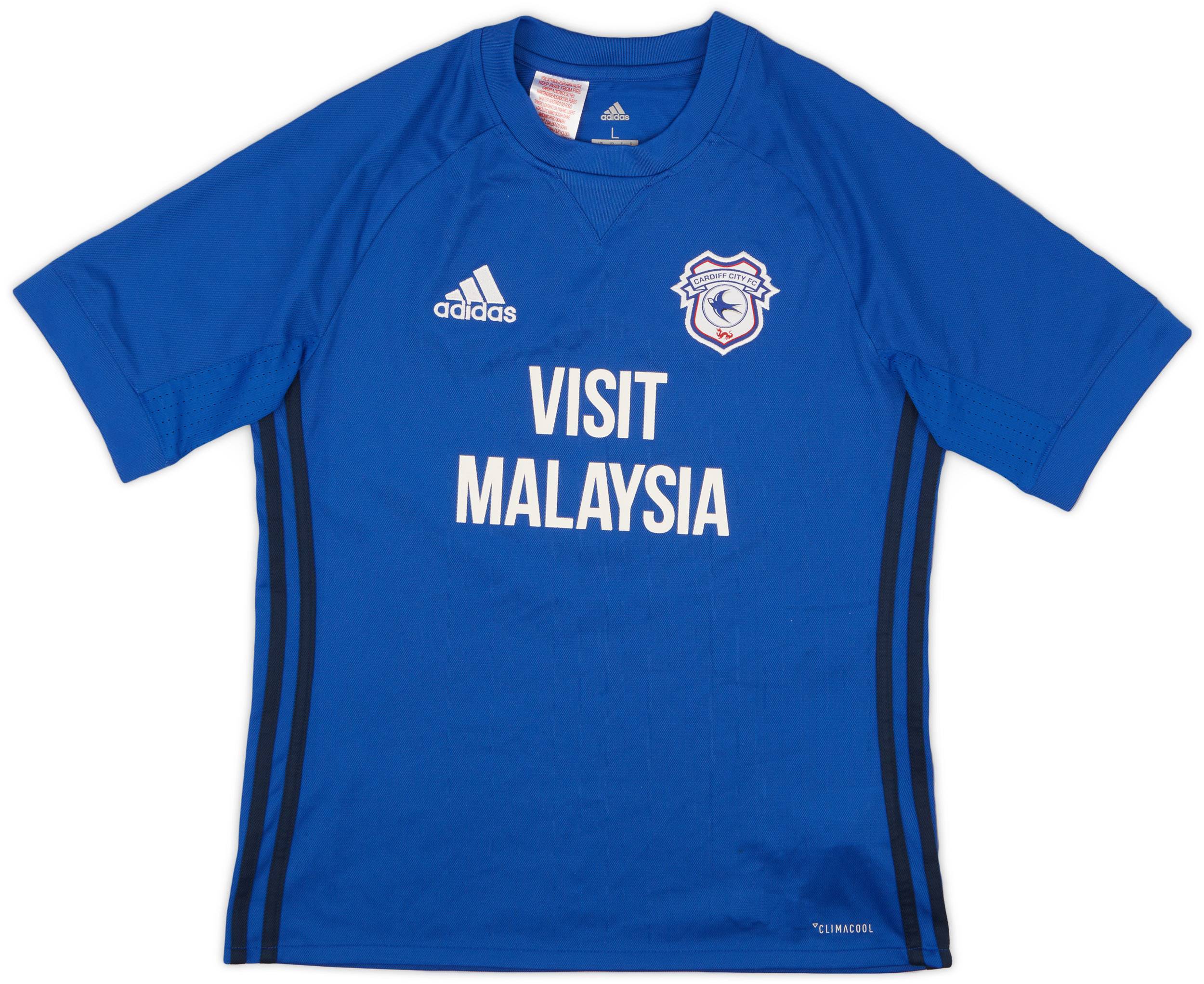 2017-18 Cardiff City Home Shirt - 9/10 - (L.Boys)