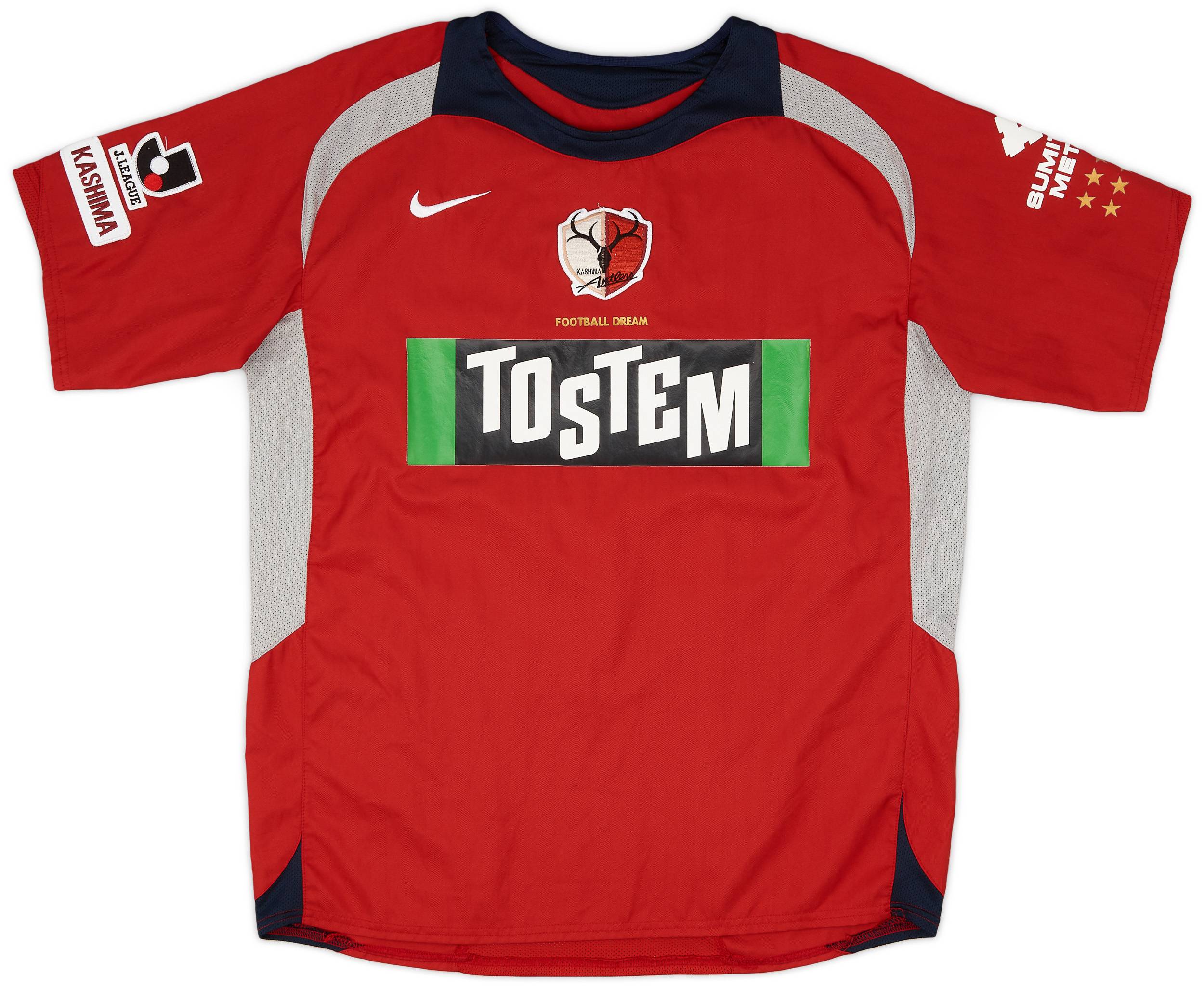 2006-07 Kashima Antlers Home Shirt - 9/10 - (L)