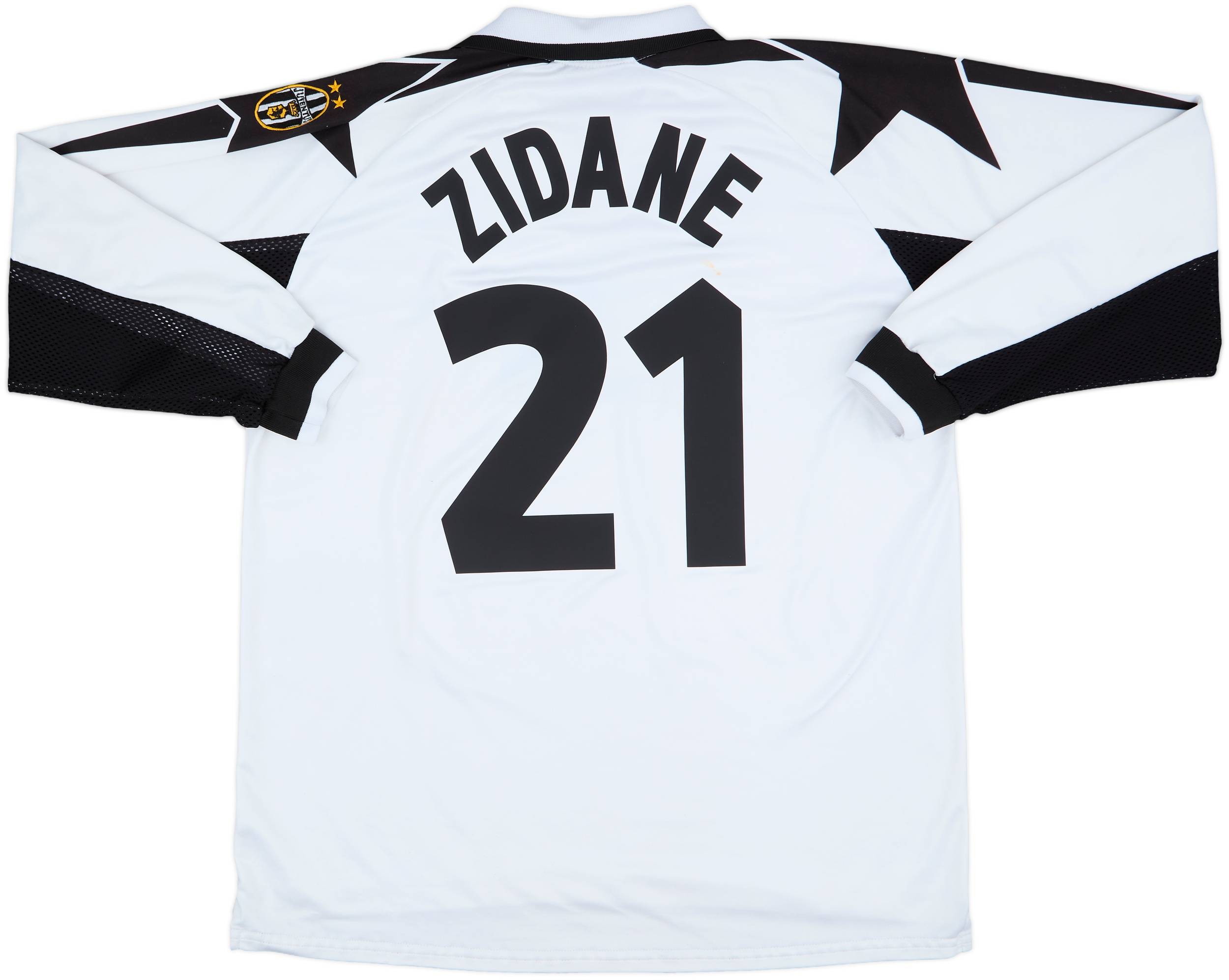 1998-99 Juventus Away L/S Shirt Zidane #21 - 8/10 - (XXL)