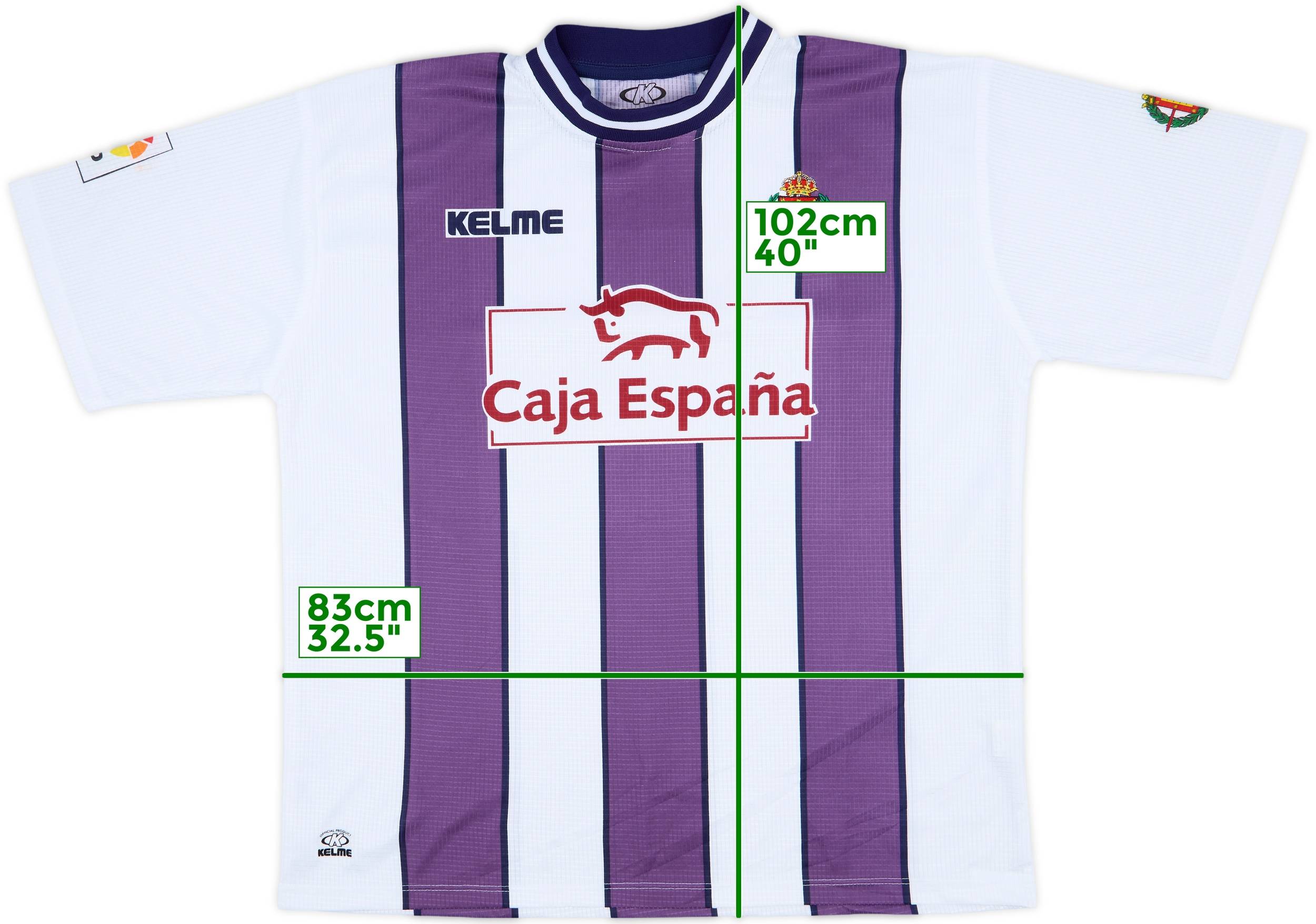 1999-00 Real Valladolid Home Shirt - 9/10 - (XL)