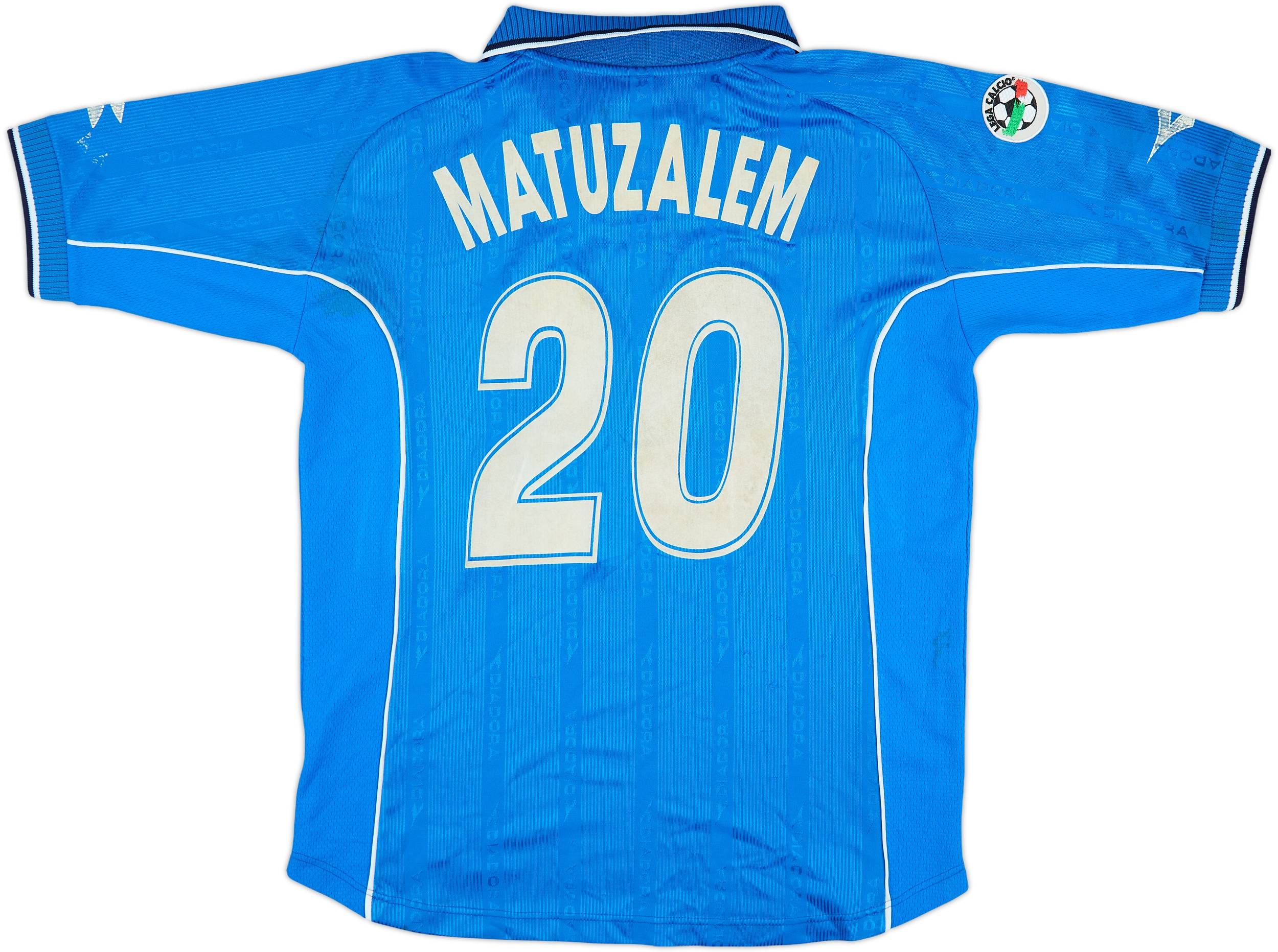 2000-01 Napoli Match Issue Home Shirt Matuzalem #20