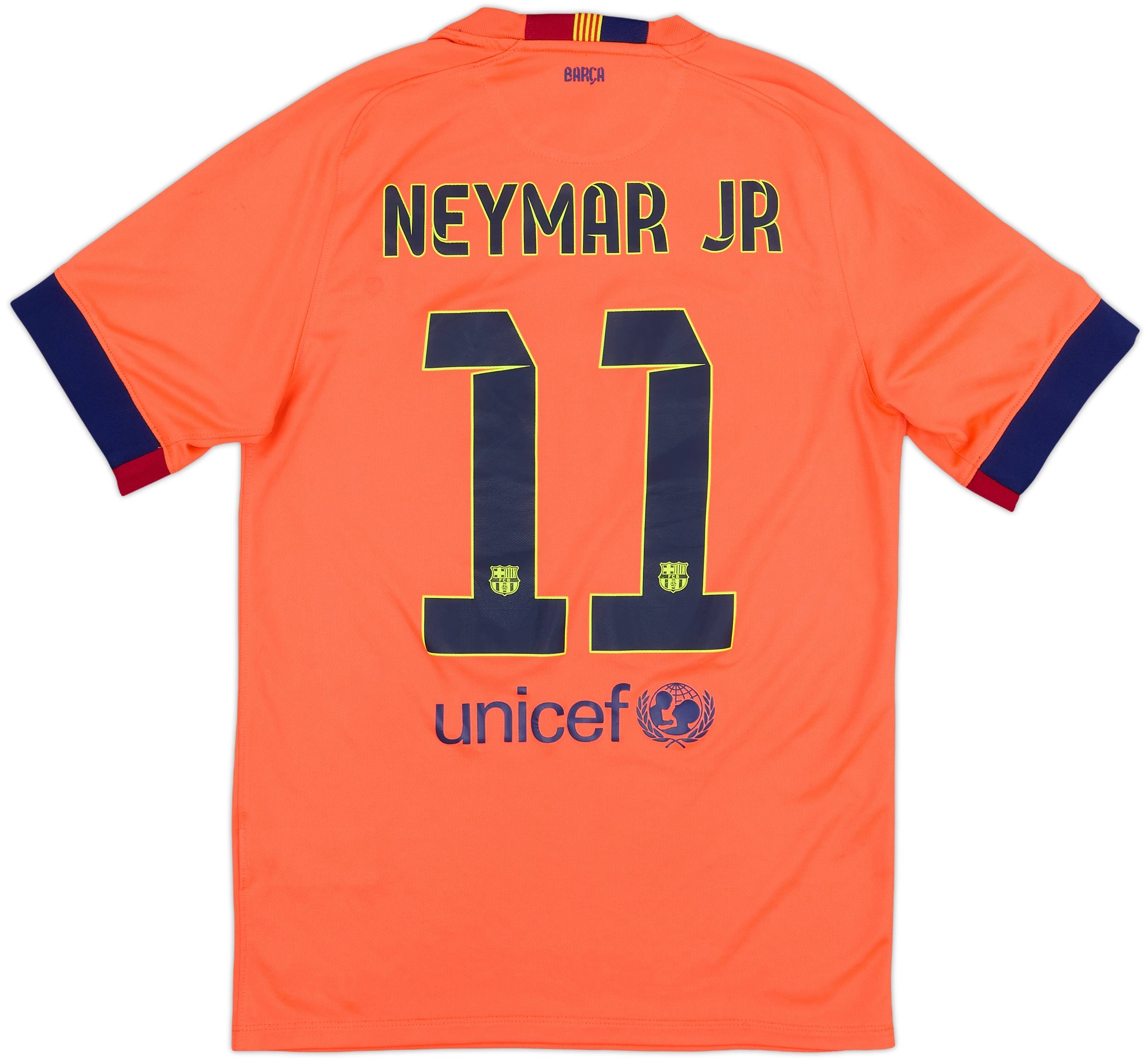 2014-15 Barcelona Away Shirt Neymar Jr #11 - 7/10 - (S)