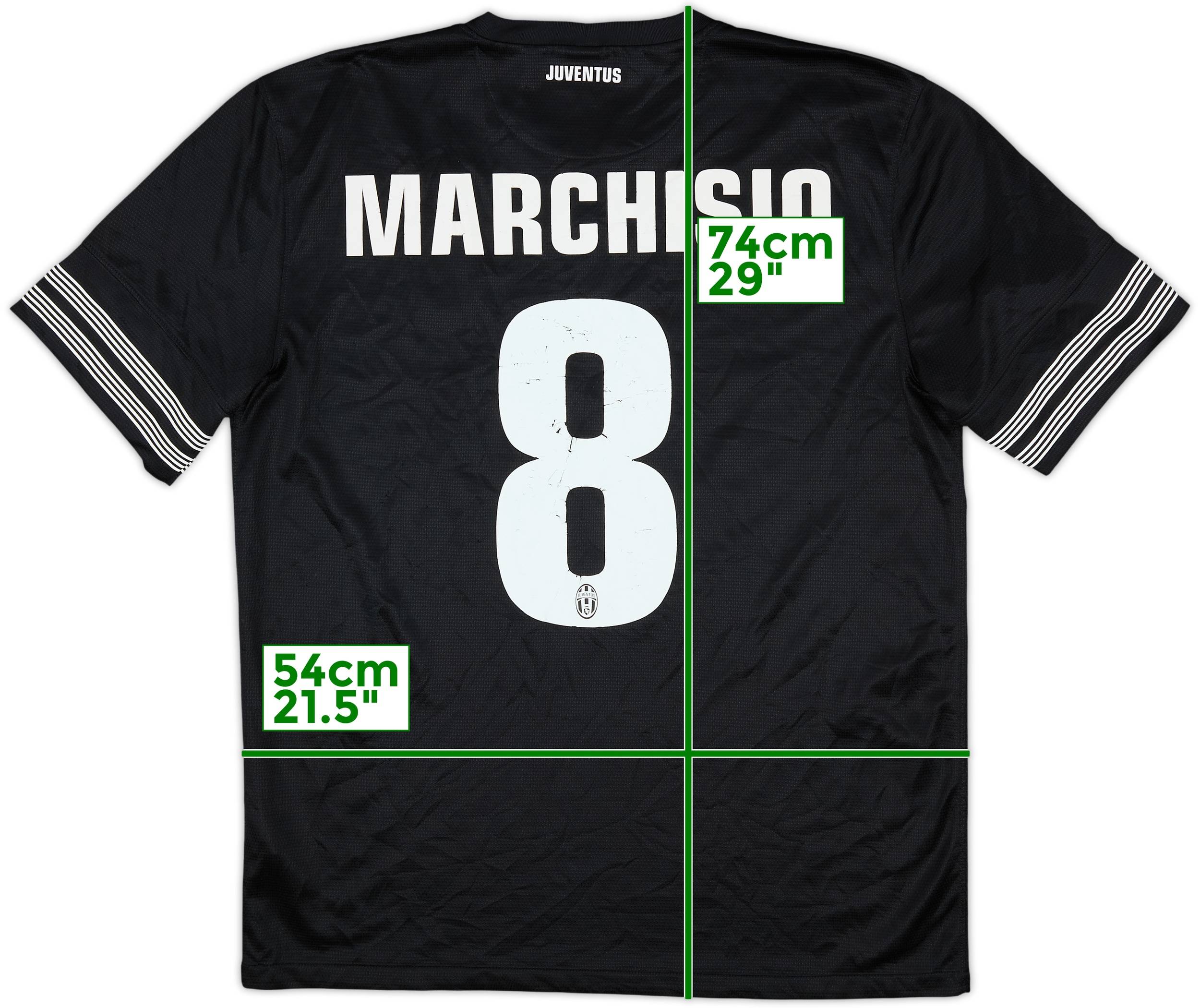 ユベントス 2012-13 #8 マルキジオ ユニフォーム 2012-13 Juventus Away Shirt Marchisio #8 - 5/10 - (L)