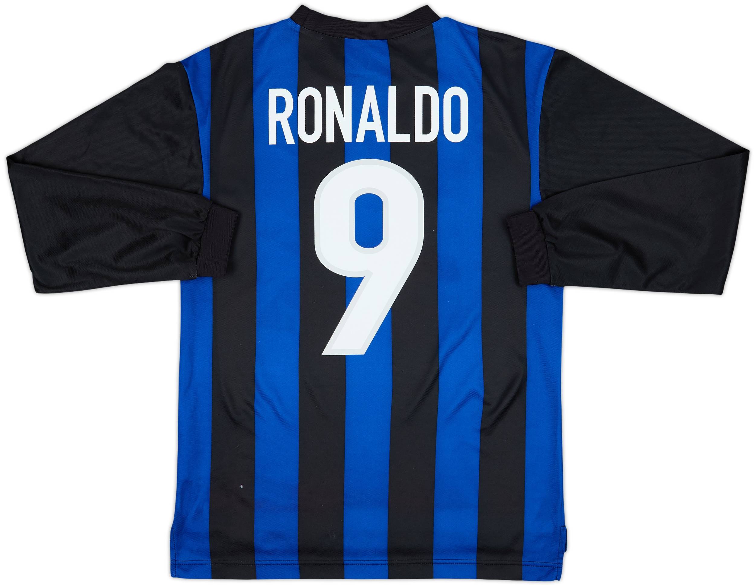 最終価格　90s Inter Milan Ronaldo サッカーTシャツ Inter Milan 1999 2000 Authentic Ronaldo Maglia R9 Shirt Home Jesey