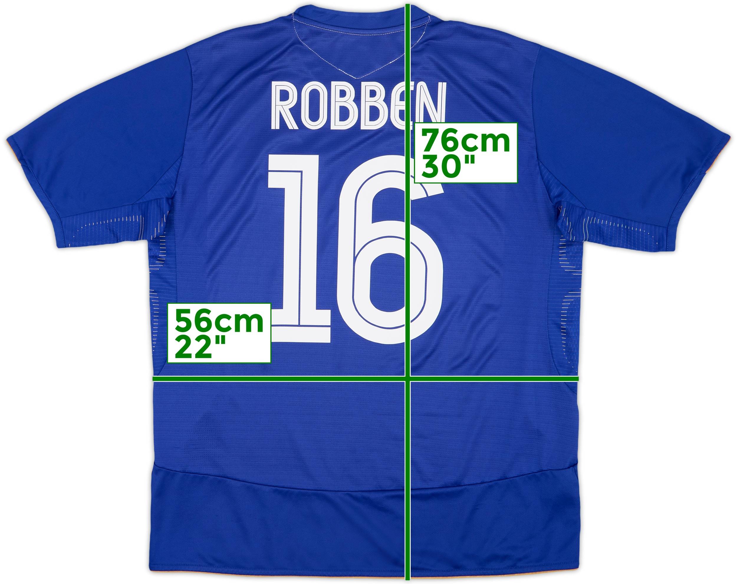 2005-06 Chelsea Centenary Home Shirt Robben #16 - 9/10 - (XL)