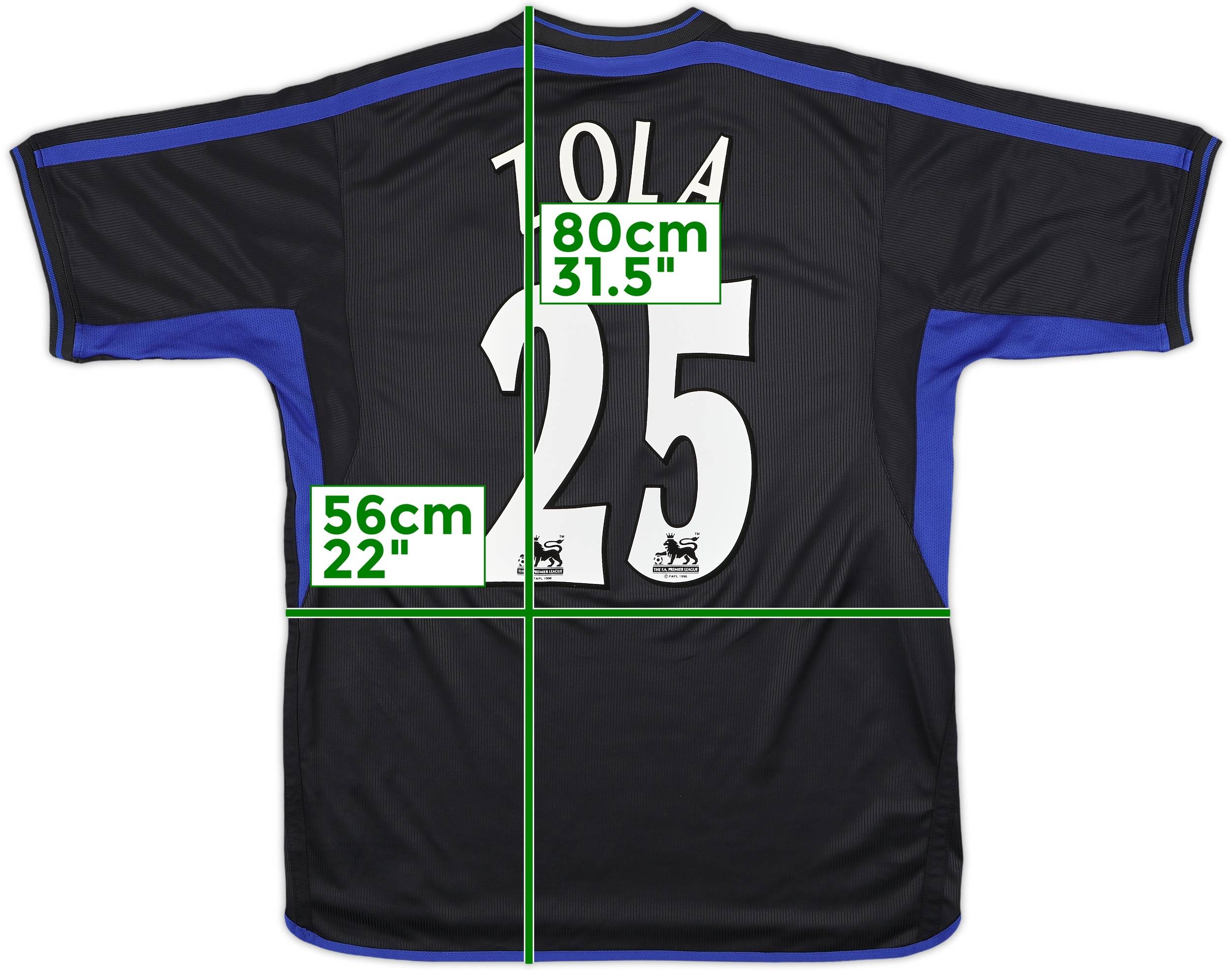 2002-04 Chelsea Away Shirt Zola #25 - 10/10 - (L)