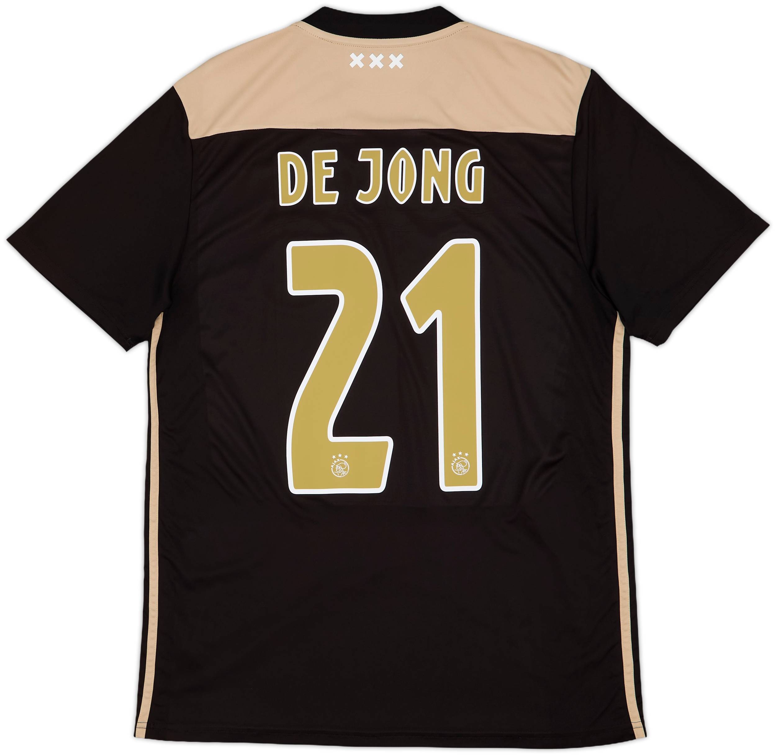 2018-19 Ajax Away Shirt De Jong #21 - 9/10 - (L)