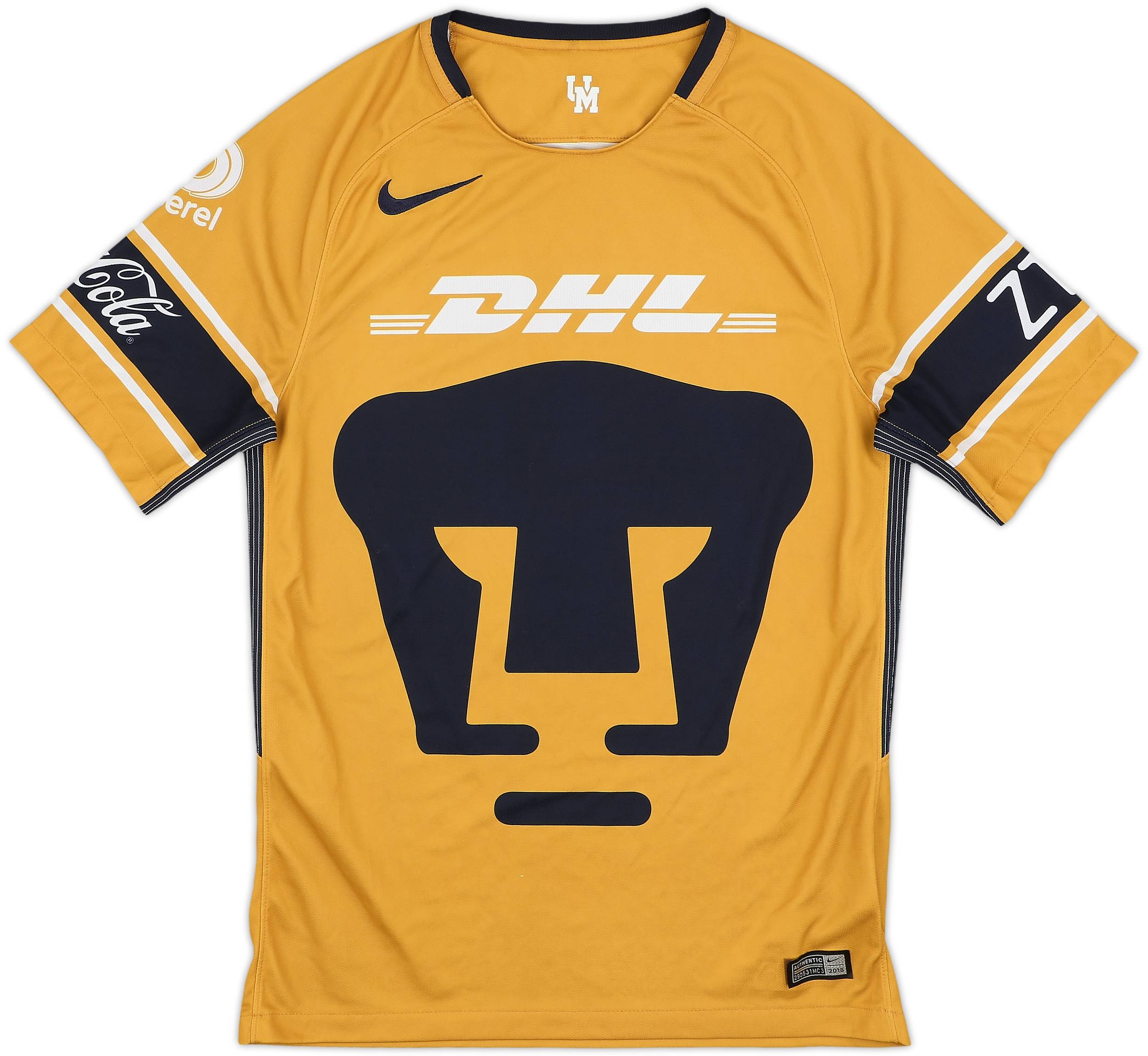 Pumas UNAM 2017 Nike Authentic ユニフォーム NIKE PUMAS UNAM 2017 HOME JERSEY NAVY - Soccer Plus