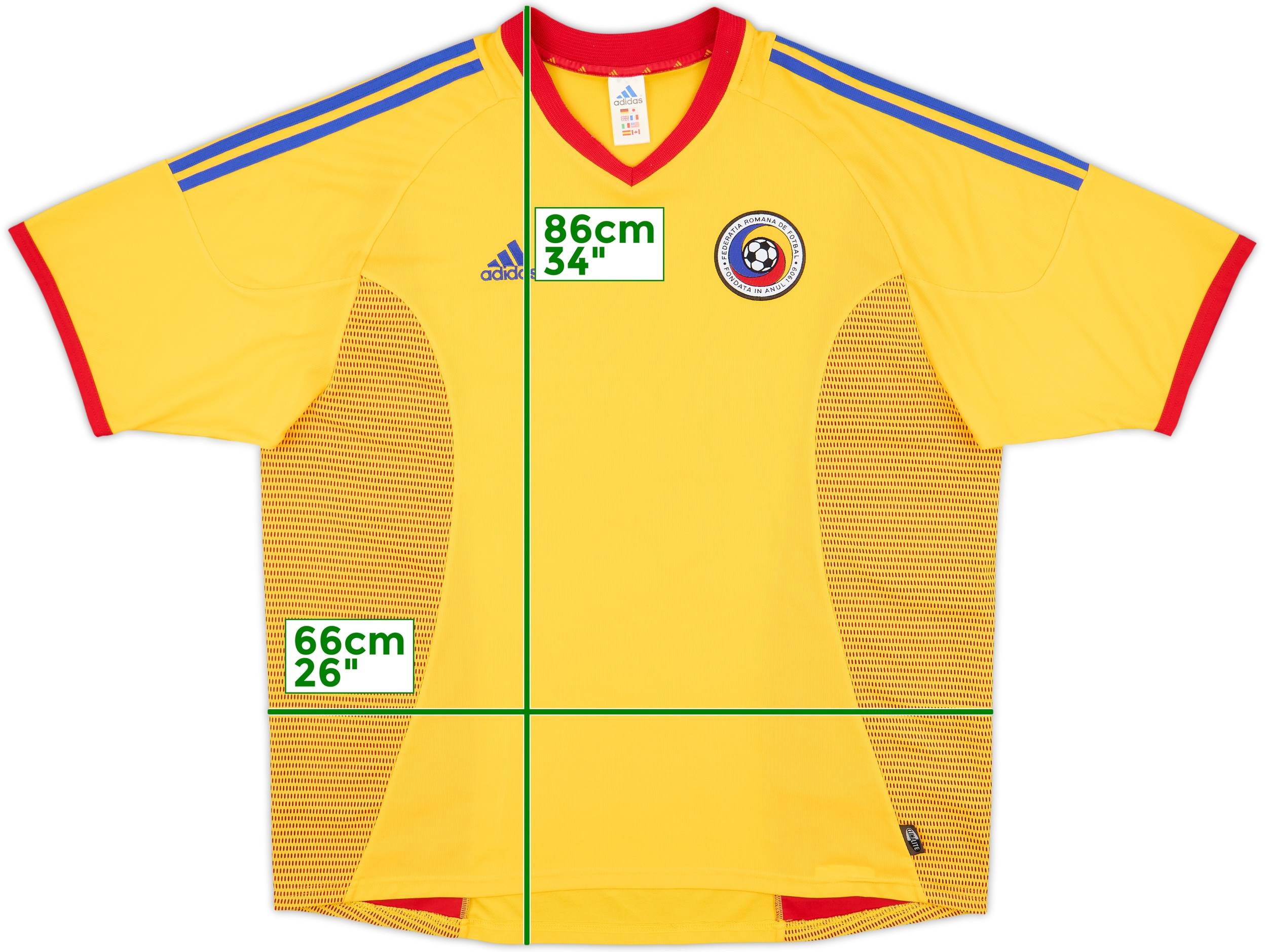 2002-04 Romania Home Shirt - 8/10 - (XXL)
