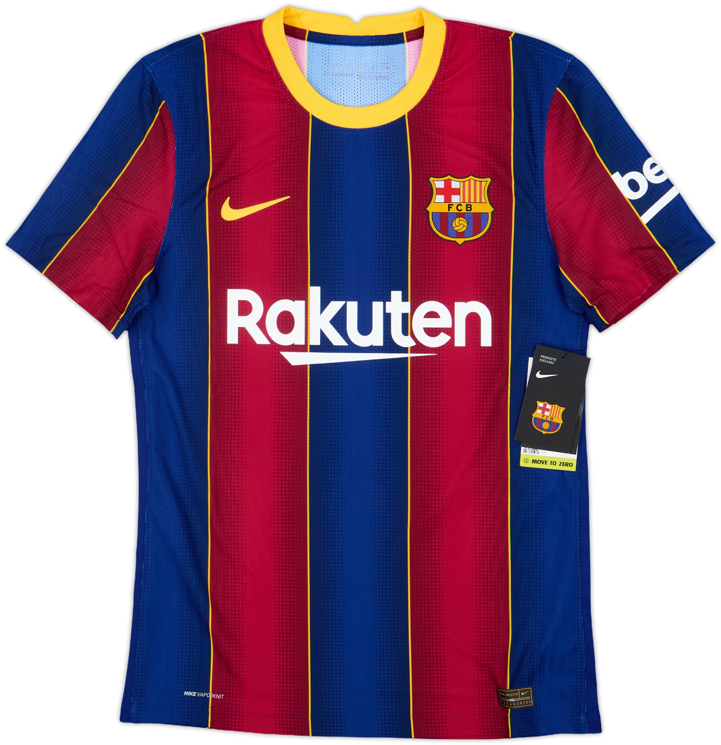 2020-21 Barcelona Authentic Home Shirt Messi #10 (S)