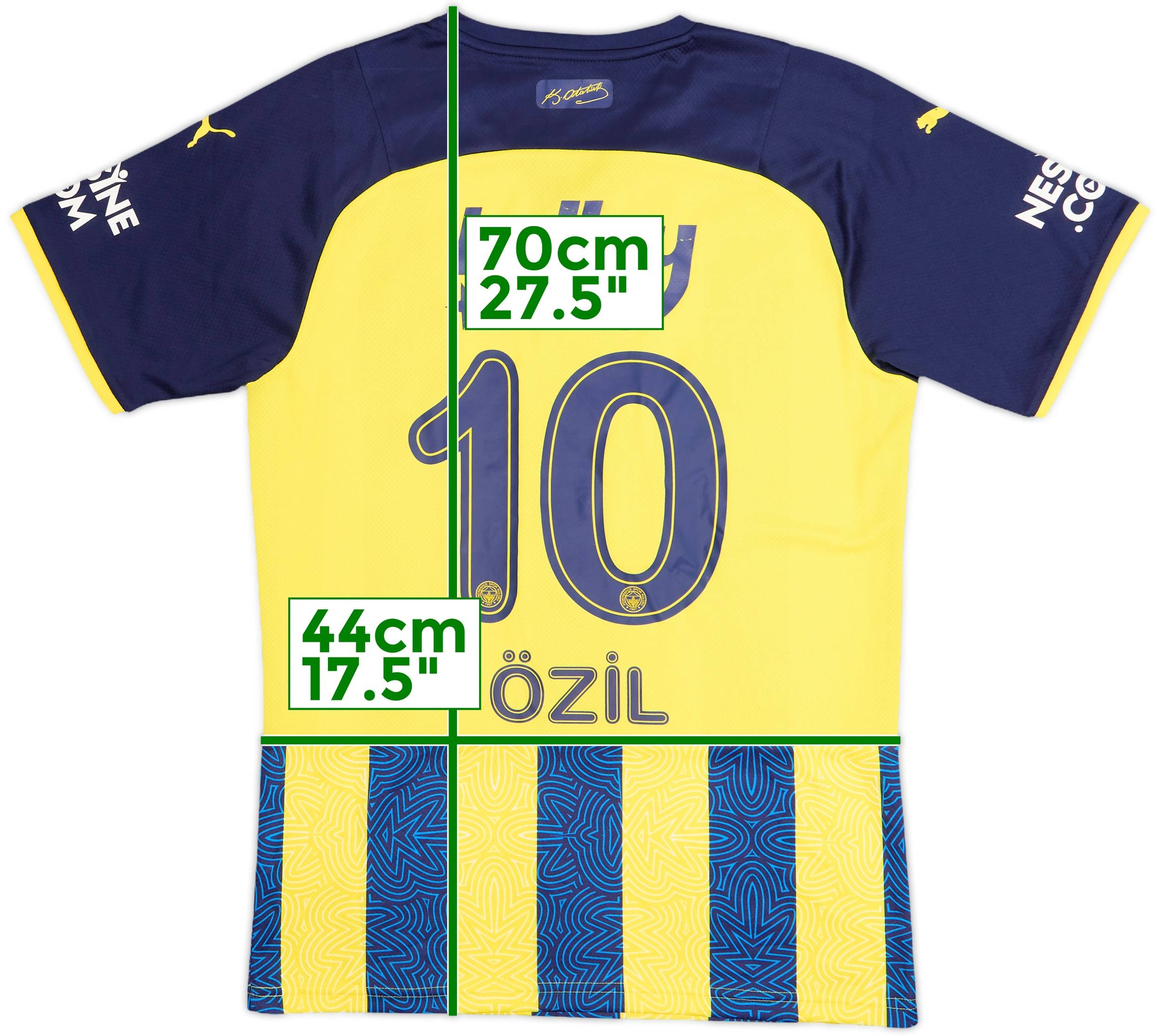 2021-22 Fenerbahce Home Shirt Ozil #10 - 6/10 - (S)