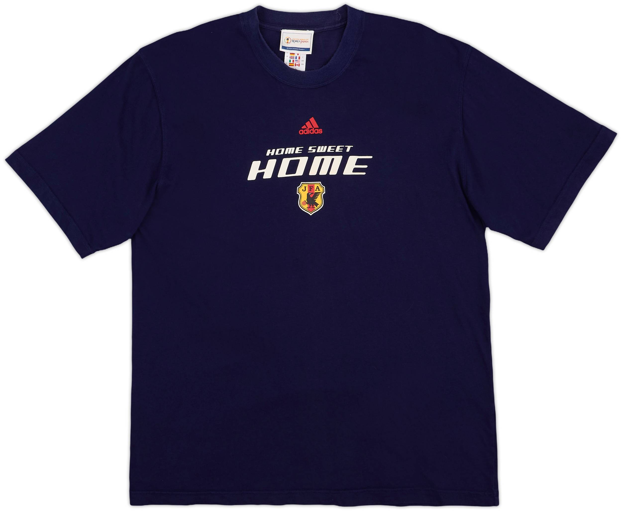 adidas Remember '98 Tシャツ　アディダス 2002 日本代表 2002 Japan 'World Cup' adidas Cotton Tee - 9/10 - (L)