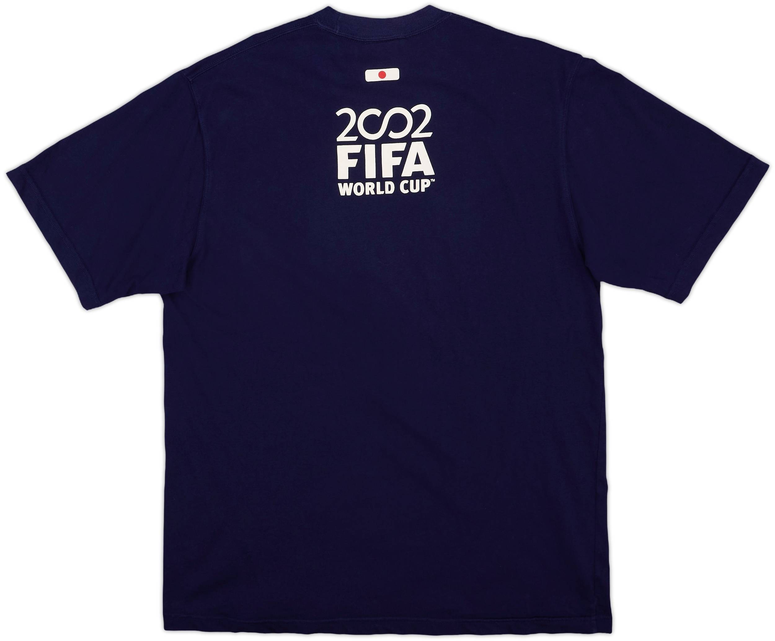 2002 Japan 'World Cup' adidas Cotton Tee - 9/10 - (L)