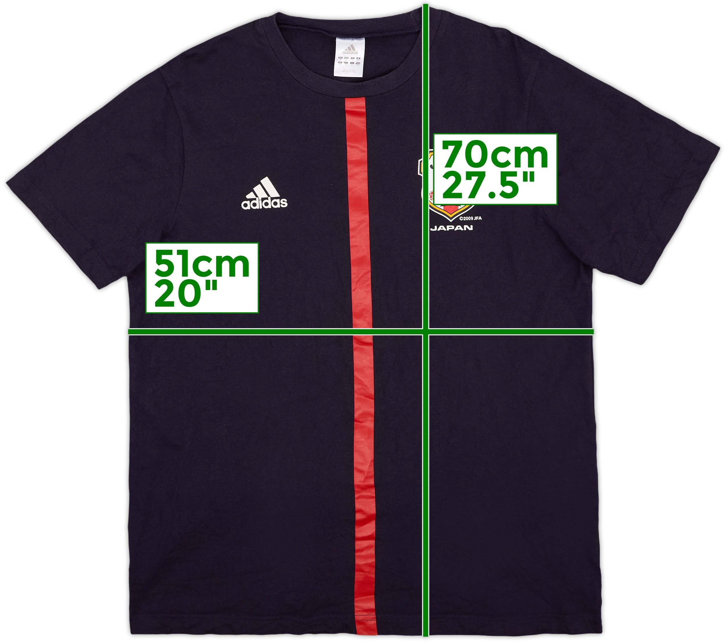 adidas JFA シャツ　非販売品 2012-13 Japan adidas Cotton Tee - 9/10 - (M)