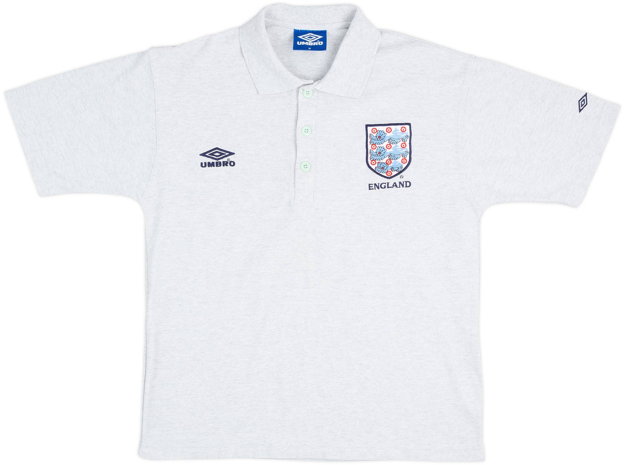 1998-00 England Umbro Polo Shirt - 8/10 - (M)