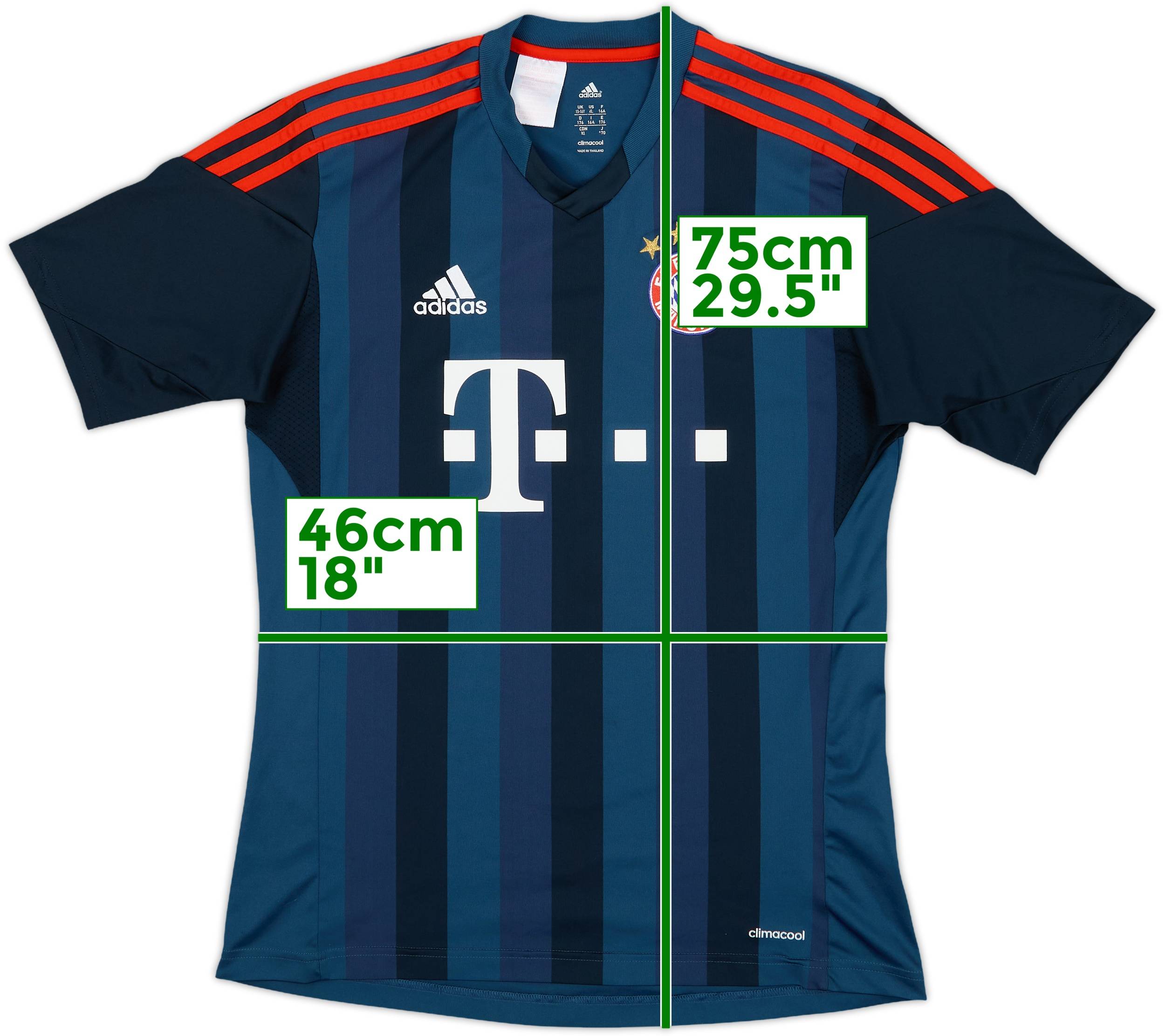 2013-14 Bayern Munich Third Shirt - 10/10 - (XL.Boys)