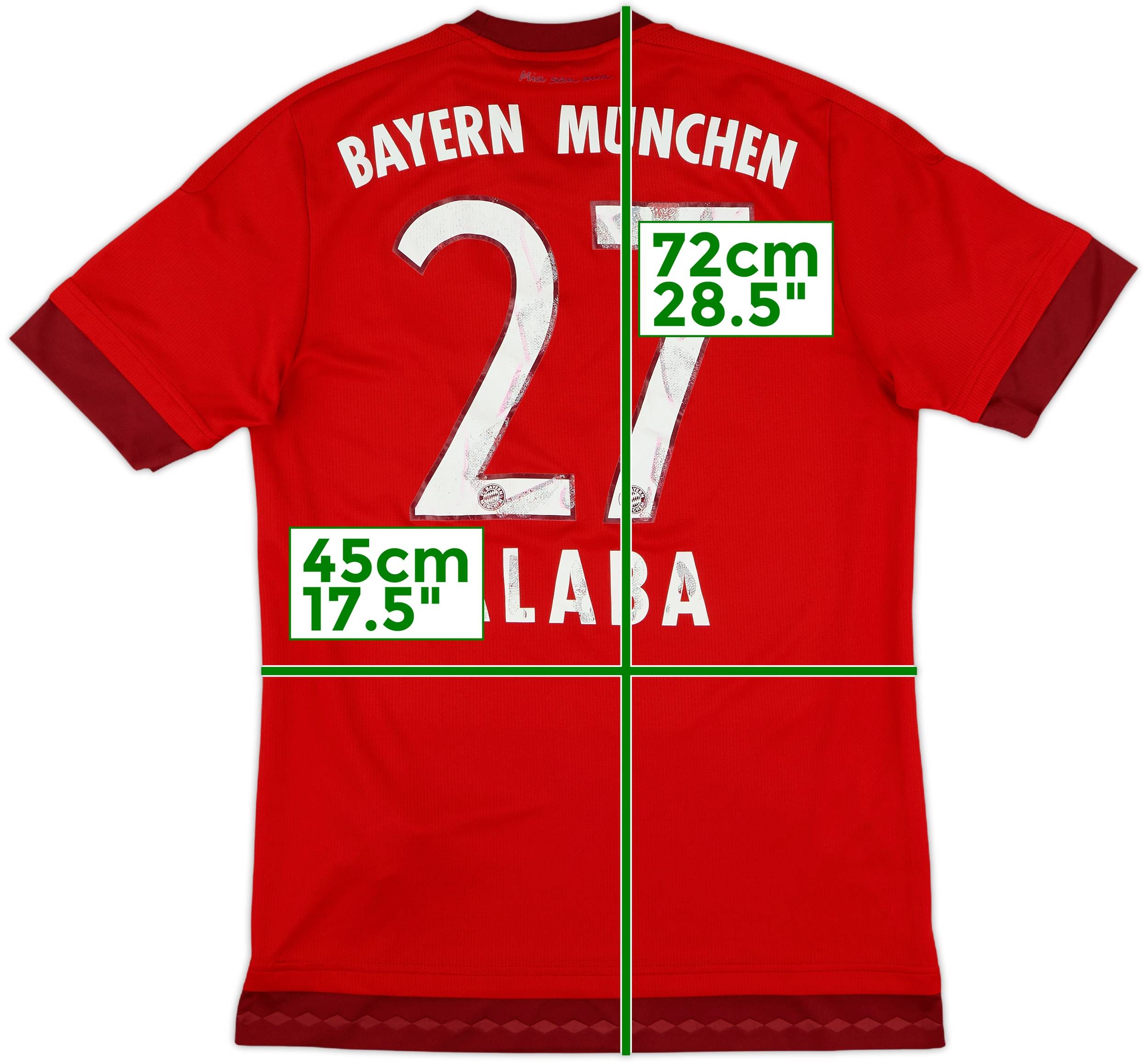 FC Bayern München ALABA 27 バイエルンミュンヘン 2016-17 Bayern Munich Third Shirt Alaba #27 - 4/10 - (M)