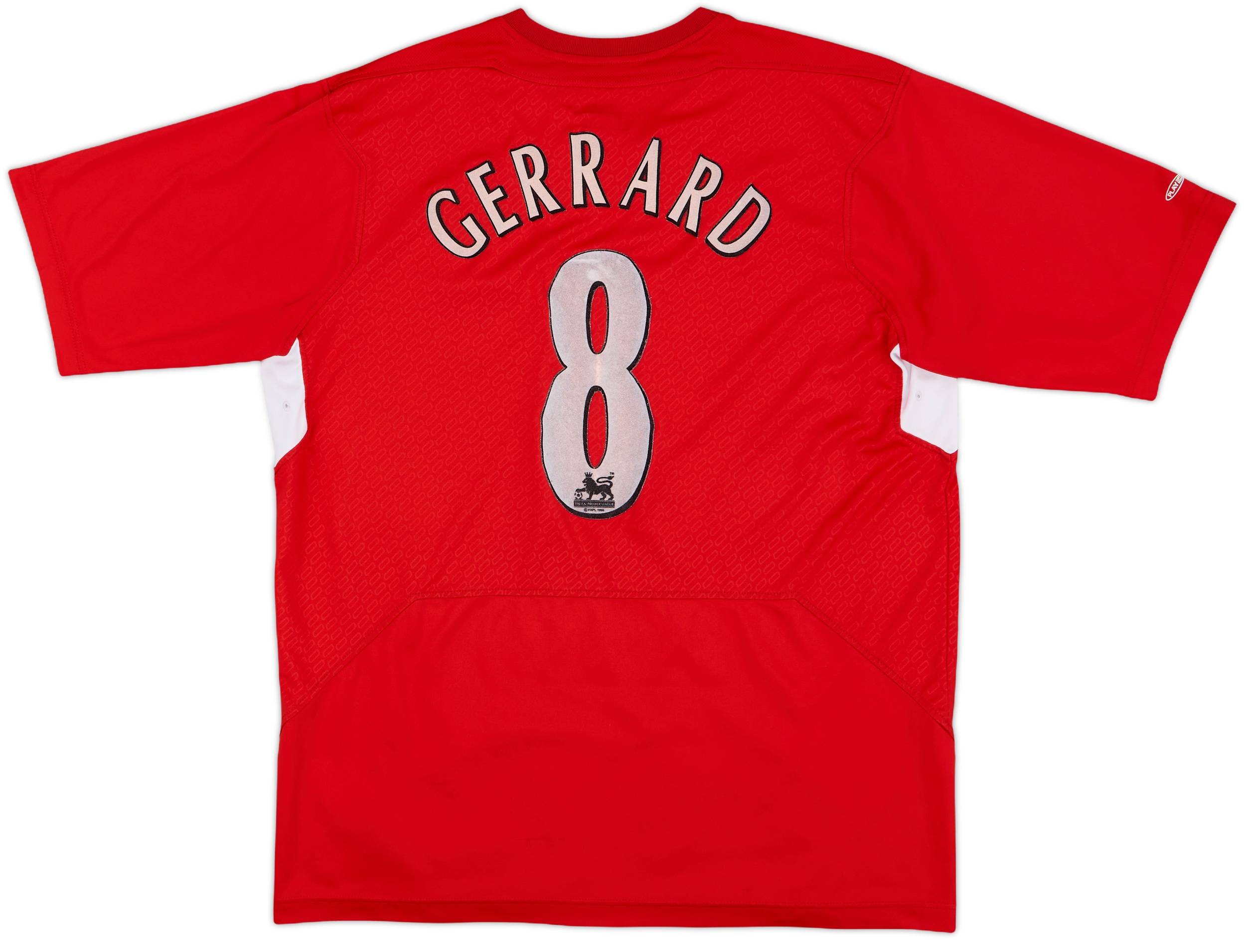 リバプール GERRARD 8番 ユニフォーム 2006-08 Liverpool Home Shirt Gerrard #8 - 6/10 - (XL)