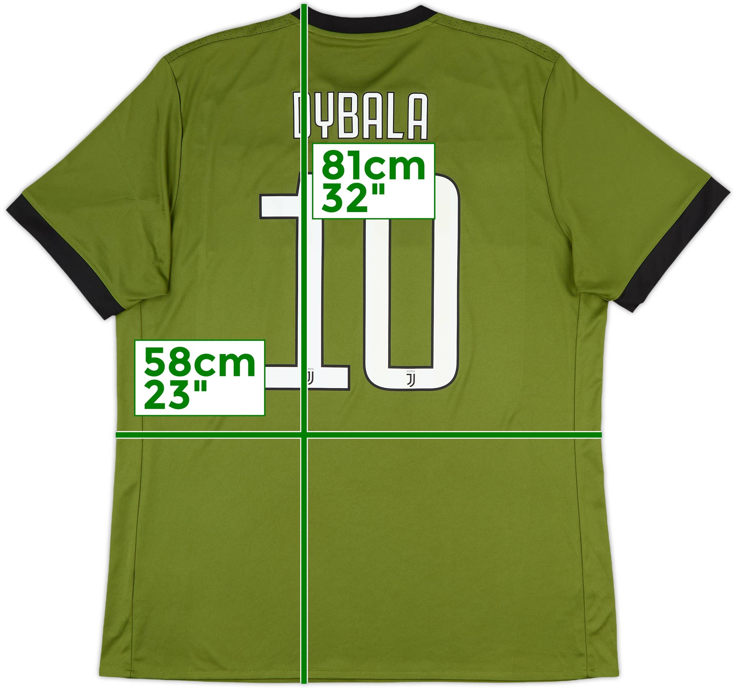 2017-18 Juventus Third Shirt Dybala #10 - 10/10 - (XL)