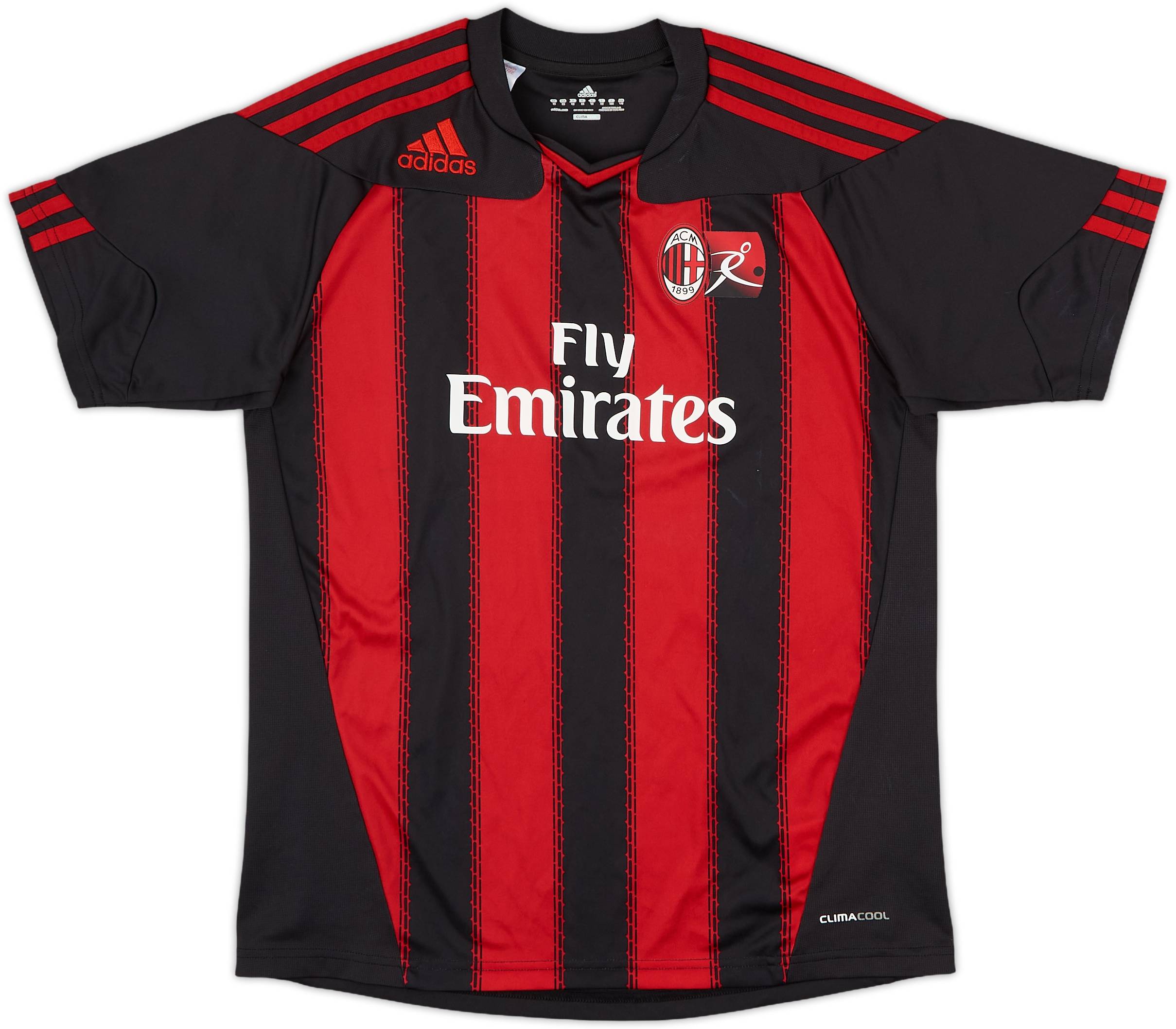 【未使用タグ付き】 AC Milan Junior Camp シャツ 2012-13 AC Milan Junior Camp adidas Training Shirt - 8/10 - (XS)