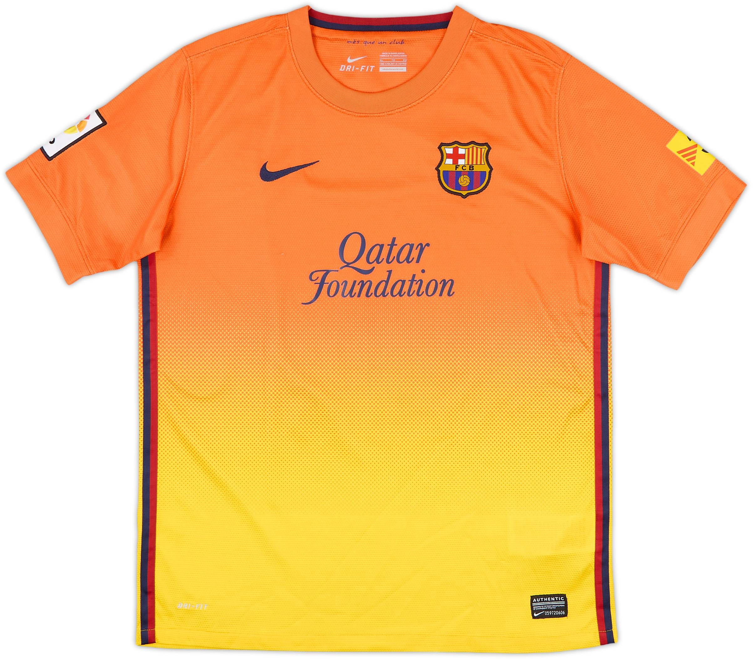 2012/13【AUTHENTIC】Messi #10 , XL MENS FC BARCELONA 2012/2013 LIONEL MESSI #10 FOOTBALL SOCCER