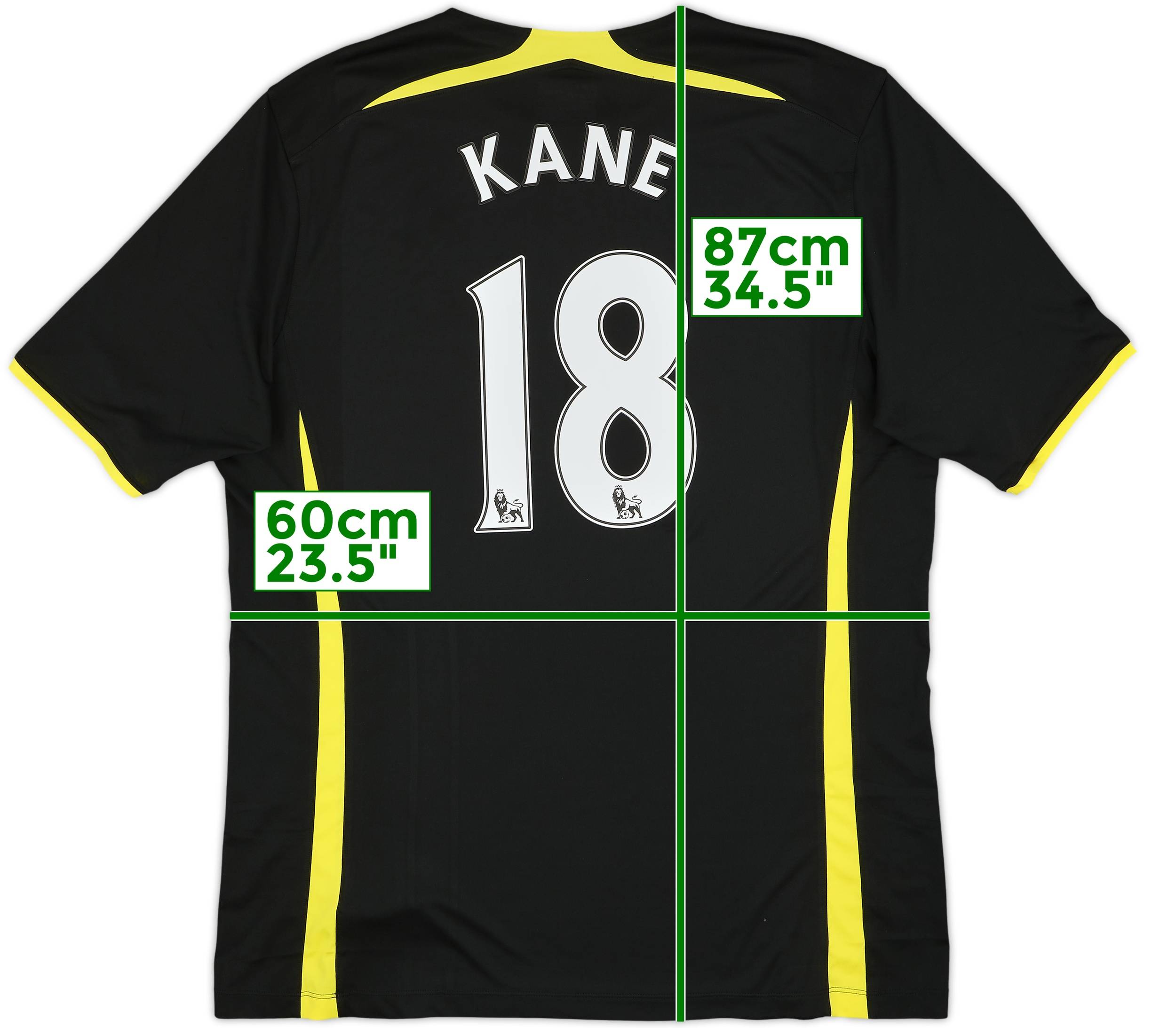 14-15 トッテナム ケイン#18 アウェイM 2014-15 Tottenham Away Shirt Kane #18 - 8/10 - (M)