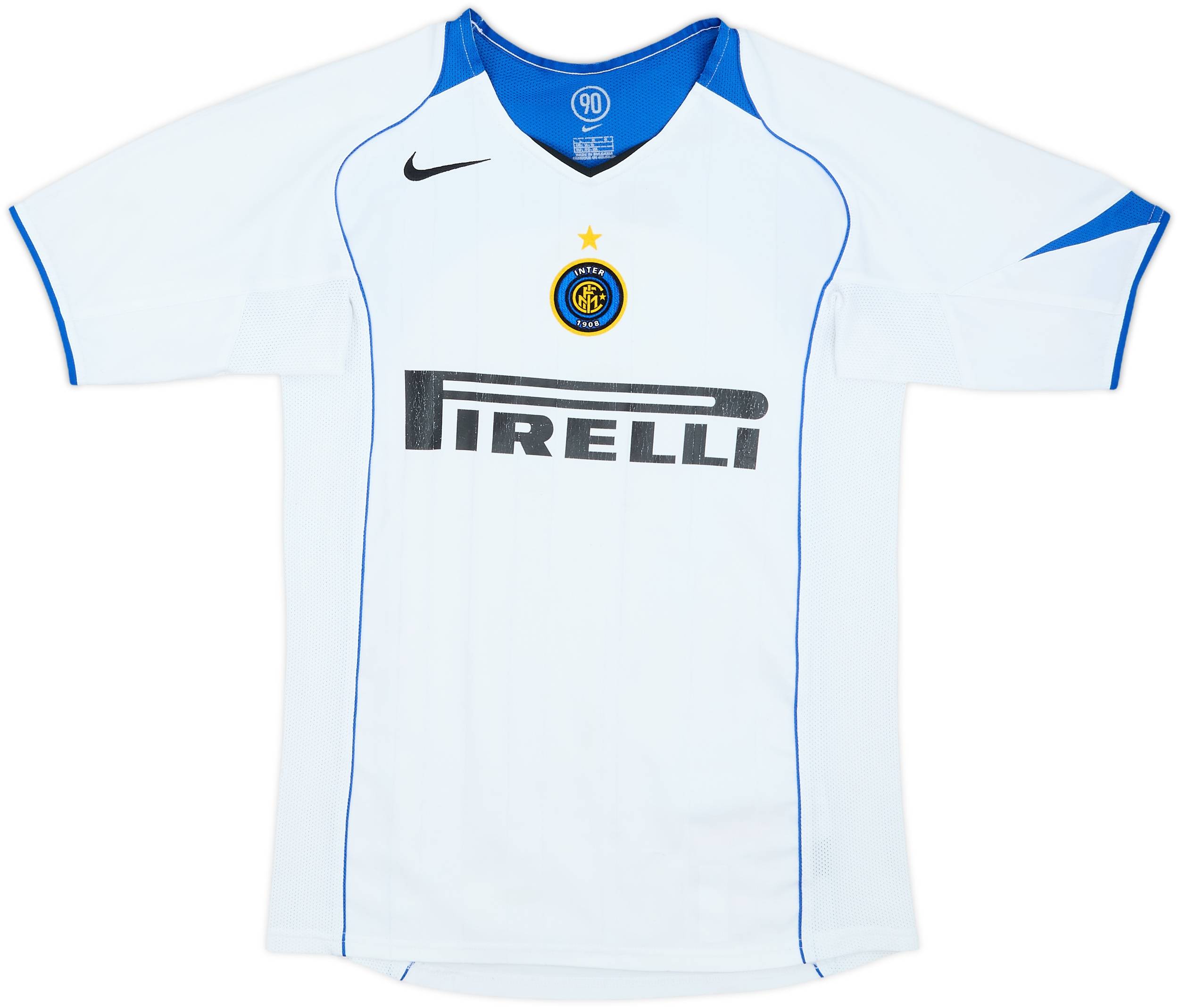 ウェア 00s 04/05 NIKE INTER MILAN Away Jersey 2004-05 Inter Milan Away Shirt - 5/10 - (L.Boys)