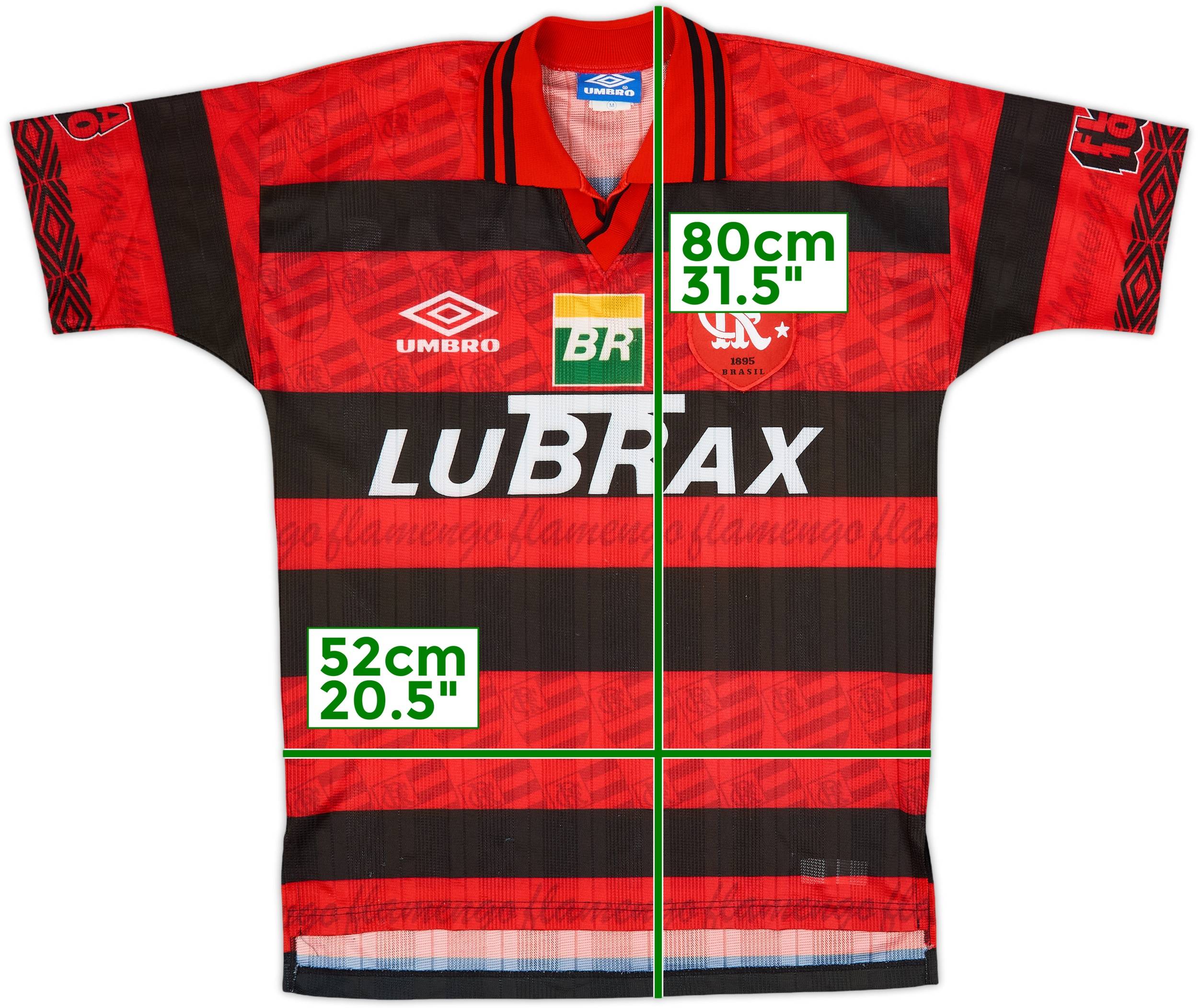 1995-96 Flamengo Centenary Home Shirt - 9/10 - (M)