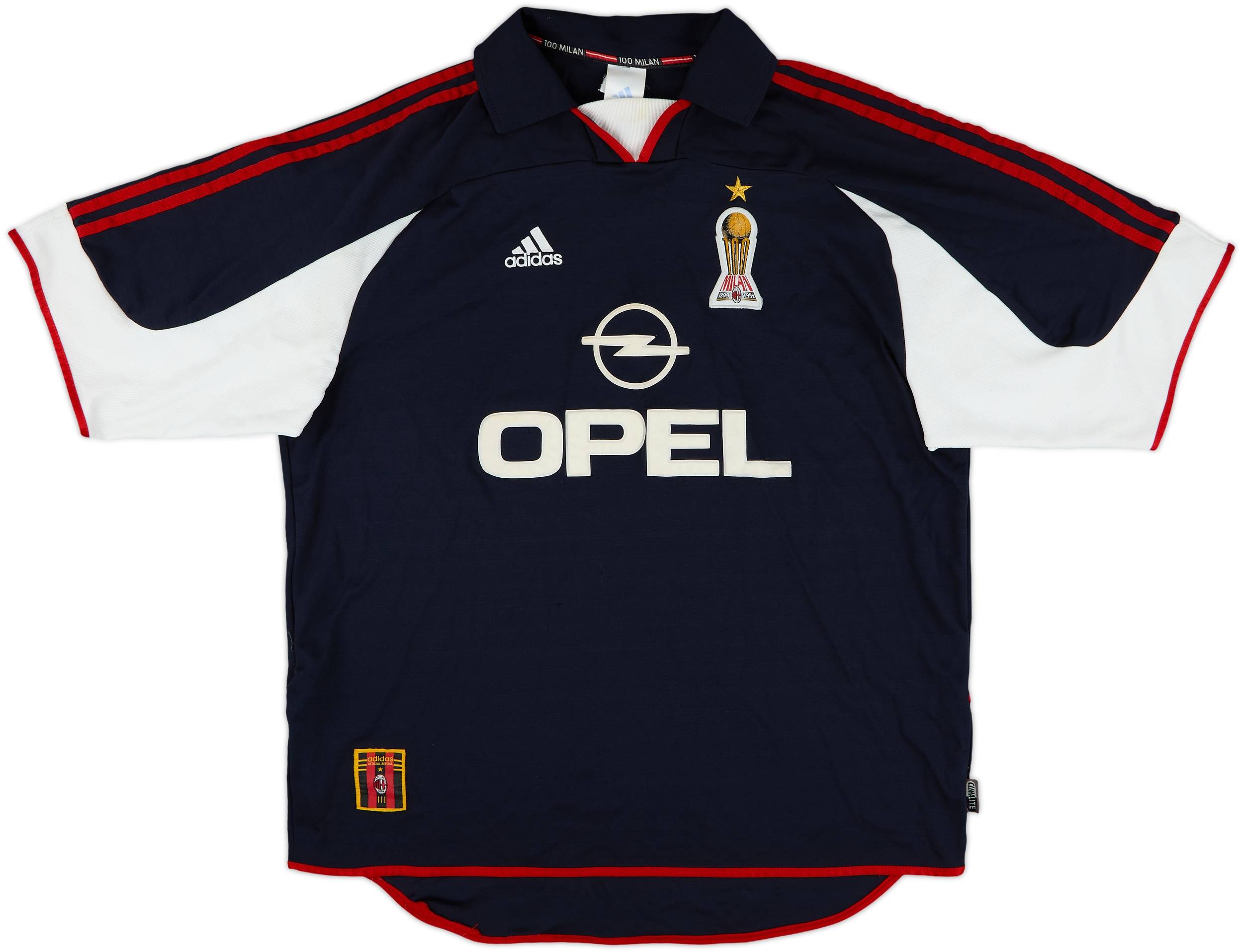 【激レア】AC MILAN 1999-2000 Tシャツ （イタリアで購入） The Retro Kit | AC Milan 1999/2000 Home Kit