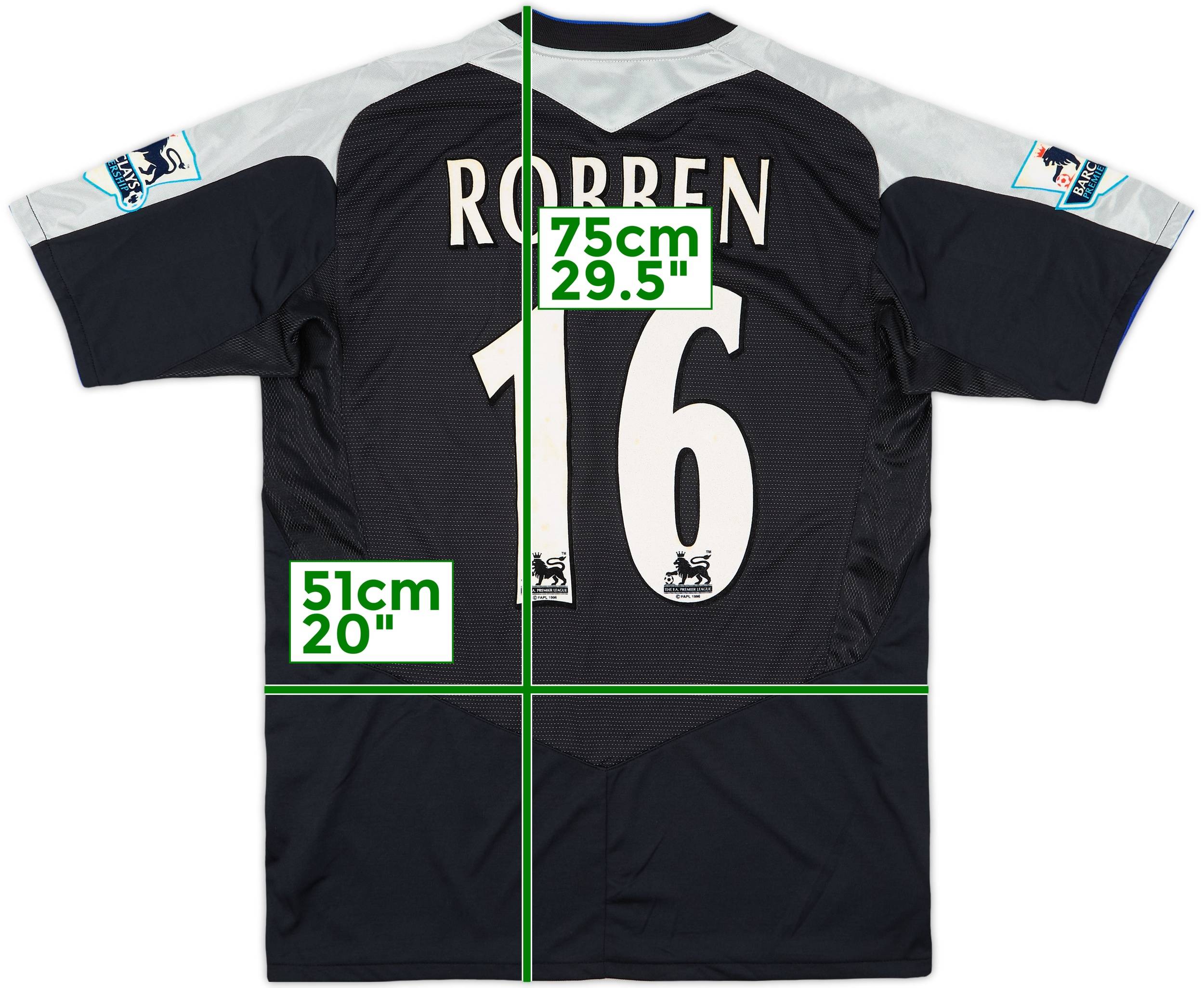 2004-05 Chelsea Away Shirt Robben #16 - 8/10 - (M)