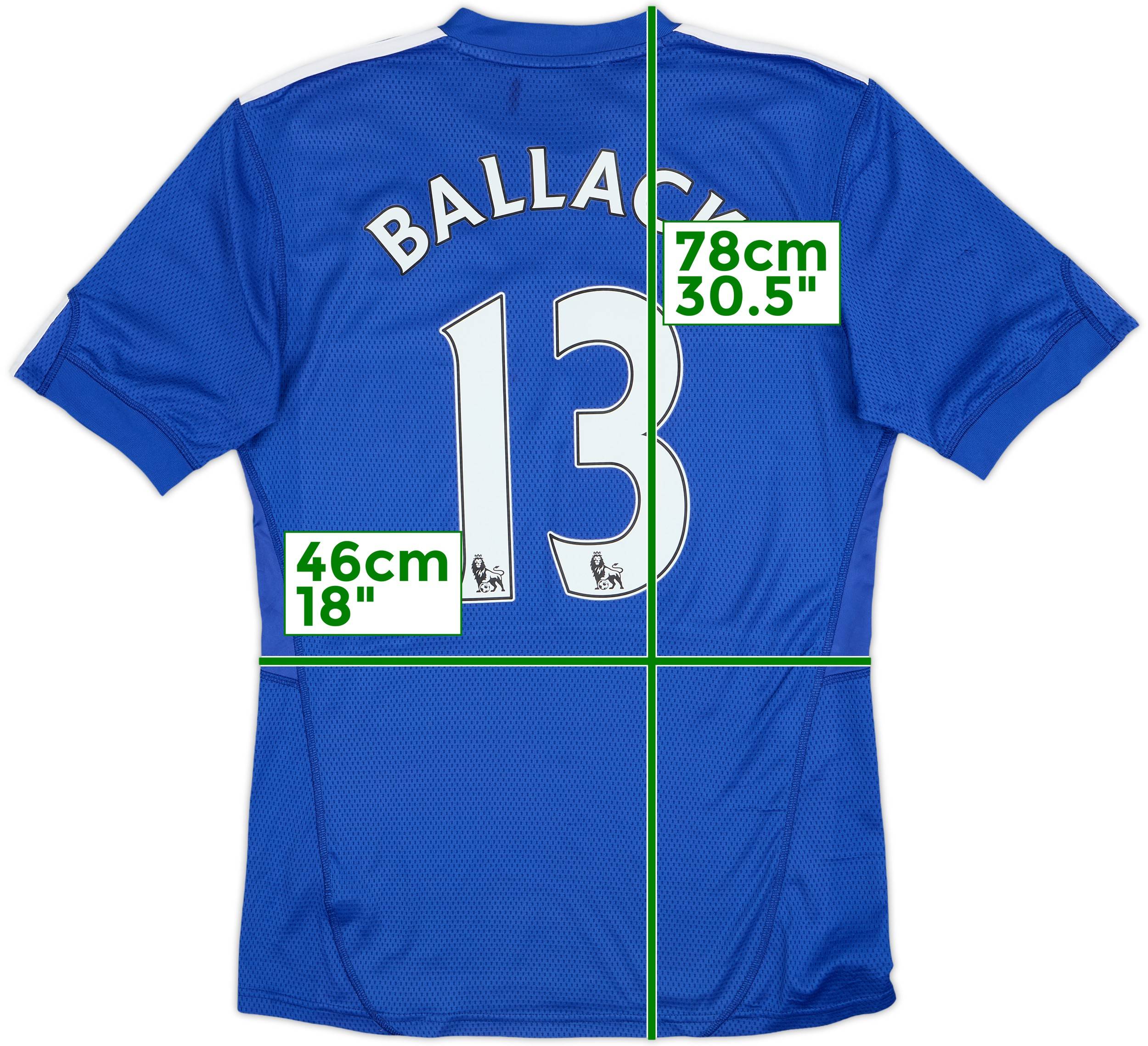 2009-10 Chelsea Home Shirt Ballack #13 - 6/10 - (M)