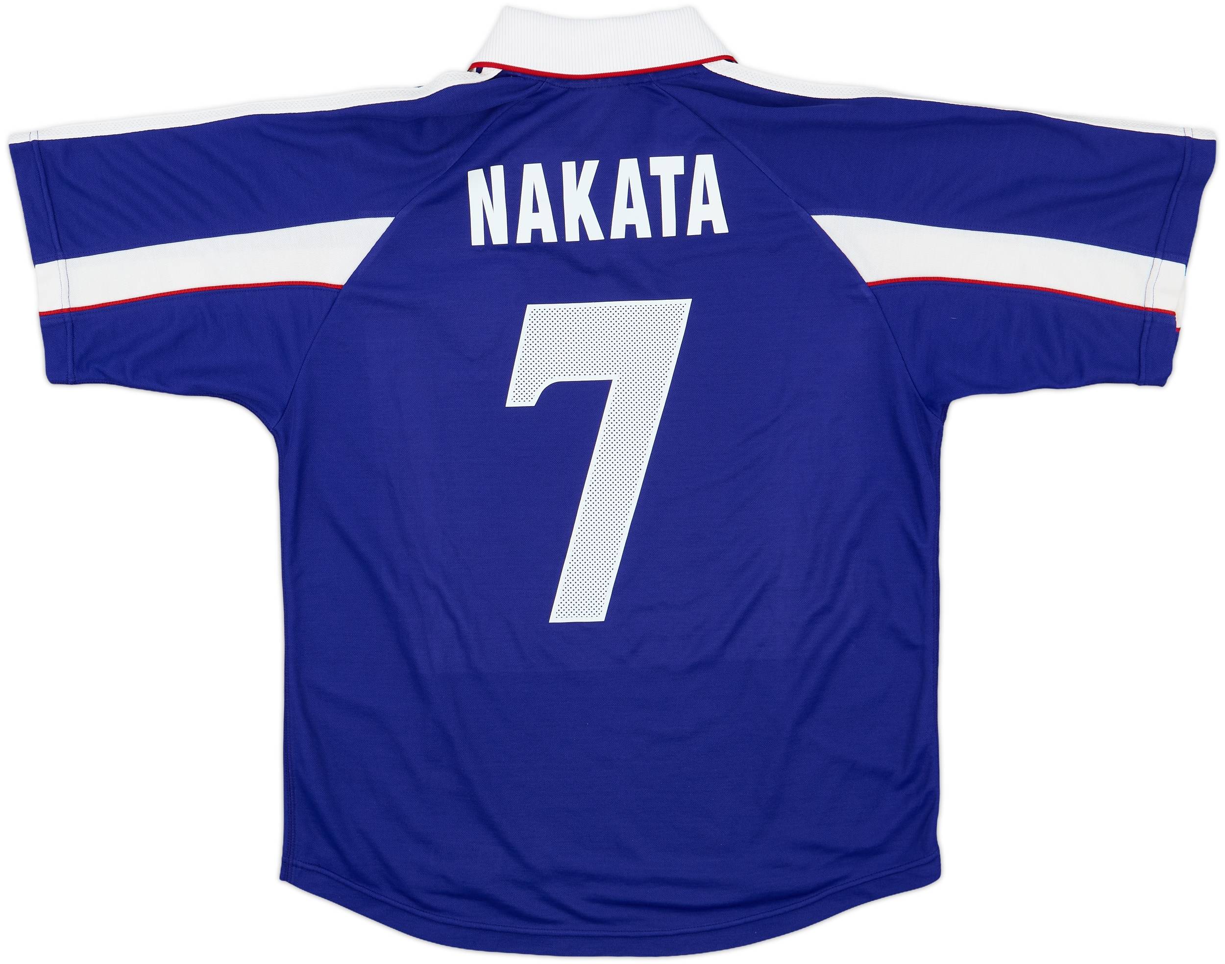 1999-00 Japan Home Shirt Nakata #7 - 9/10 - (M)
