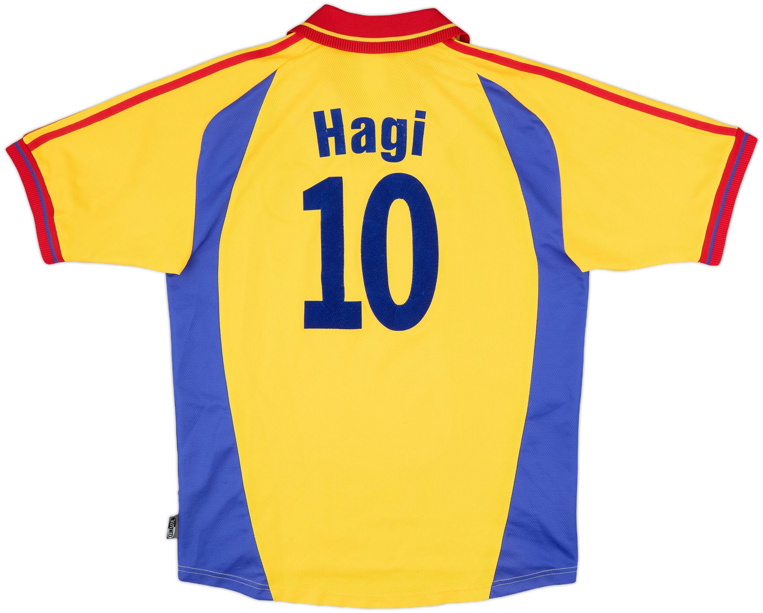 2000 Romania Home Shirt Hagi #10 - 9/10 - (M)