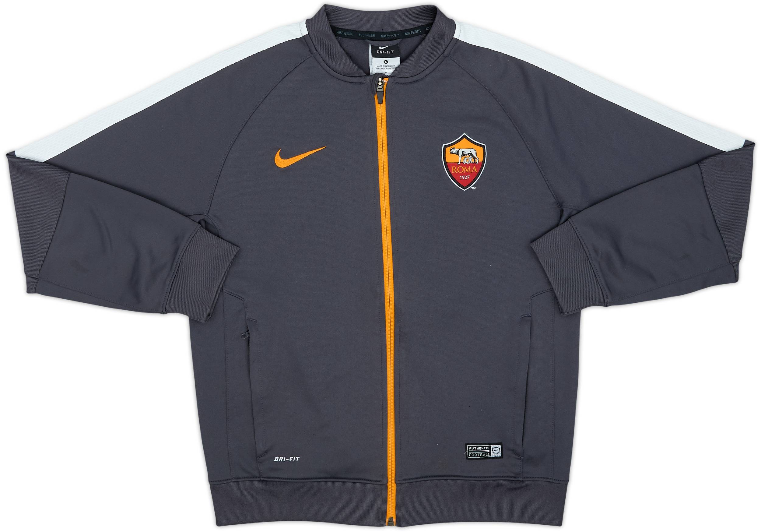 2015-16 Roma Nike Track Jacket - 8/10 - (L.Boys)