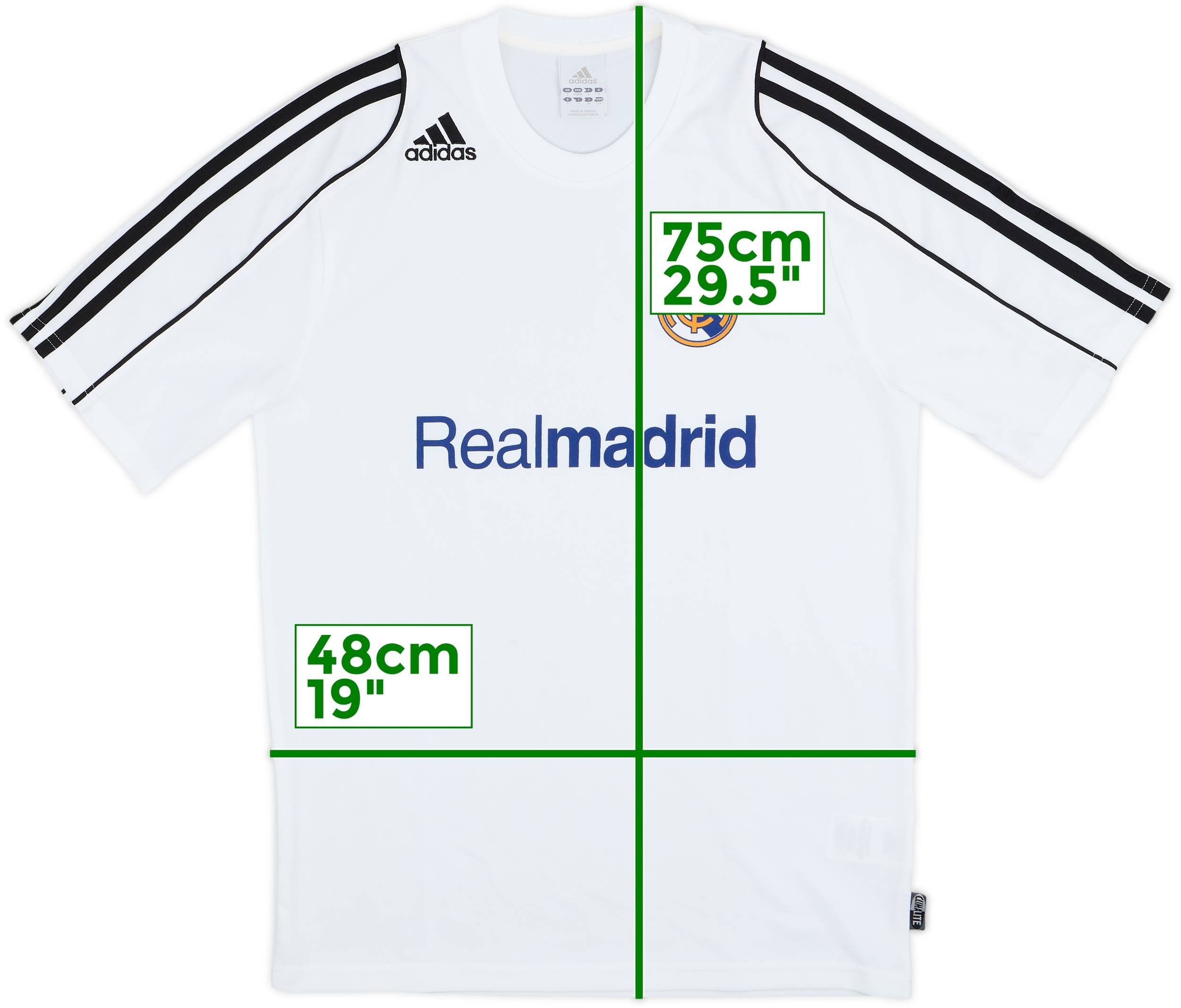 2007-08 Real Madrid adidas Training Shirt - 8/10 - (S)