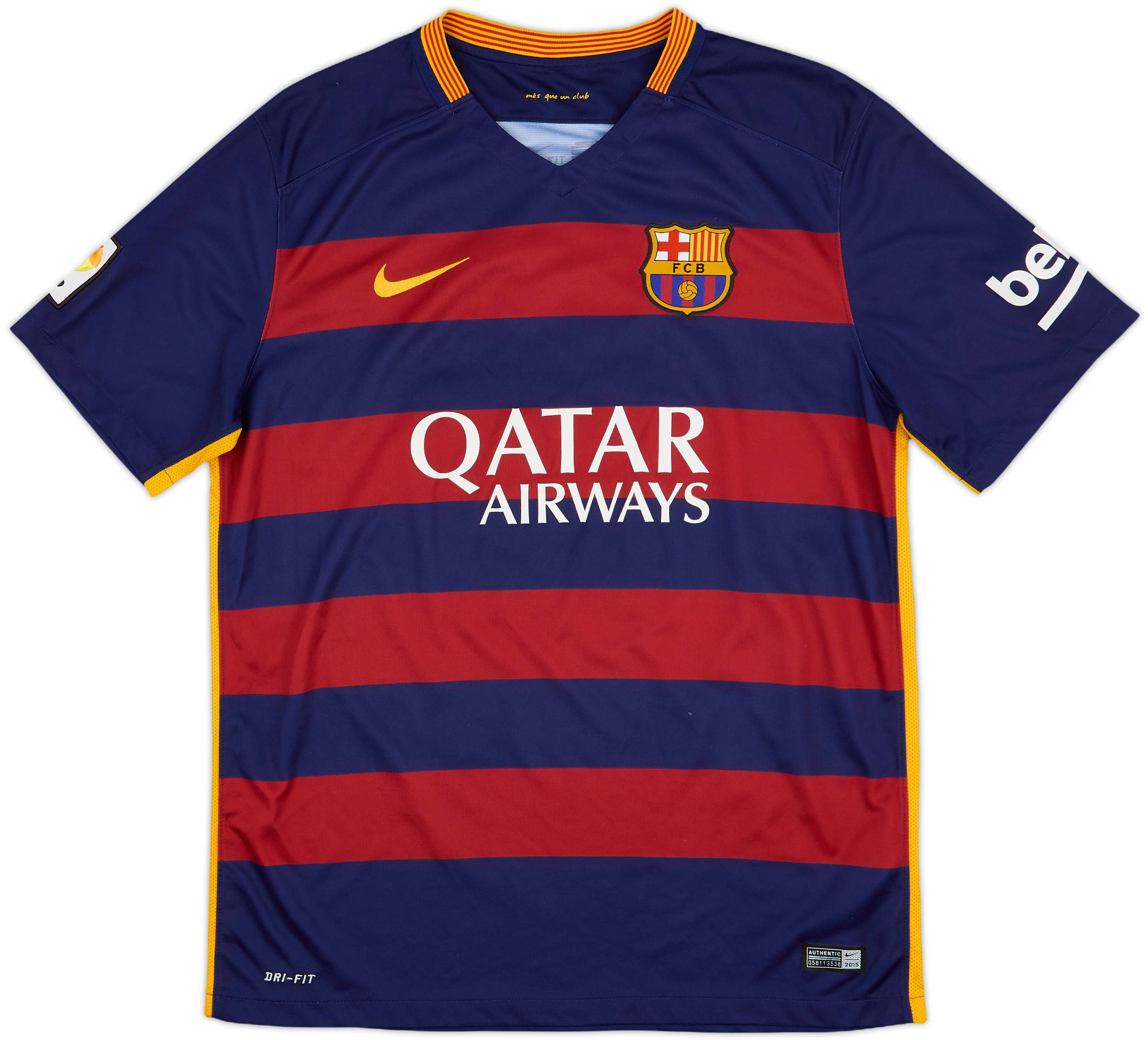 2015-16 Barcelona Home Shirt Messi #10 - 7/10 - (L)