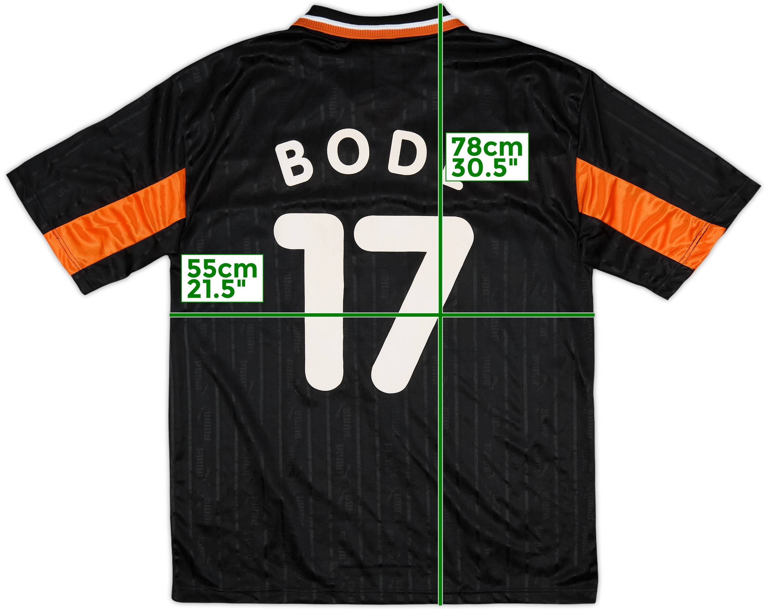 1998-99 Werder Bremen Third Shirt Bode #17 - 10/10 - (XL)