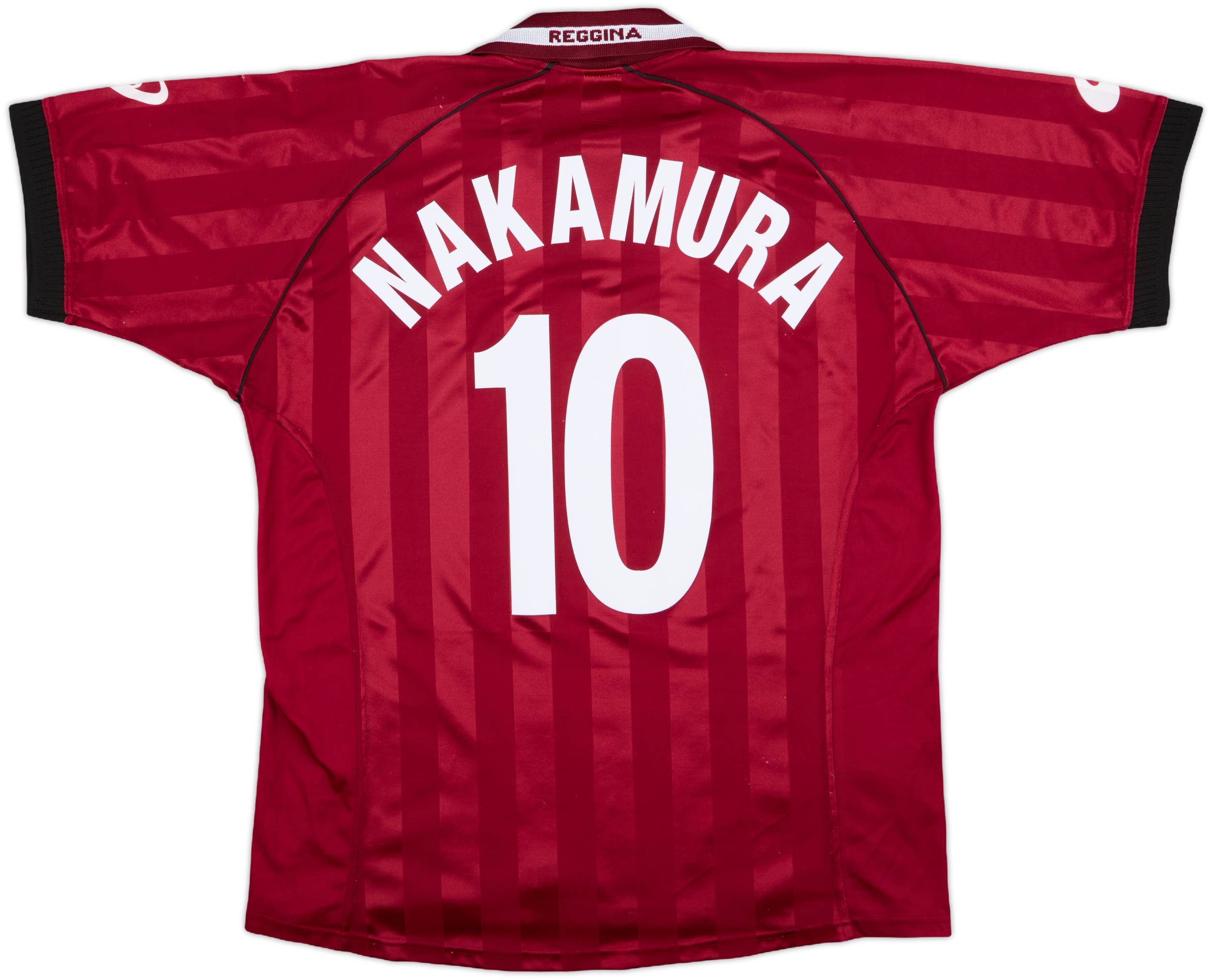 2002-03 Reggina Home Shirt Nakamura #10 - 7/10 - (L)
