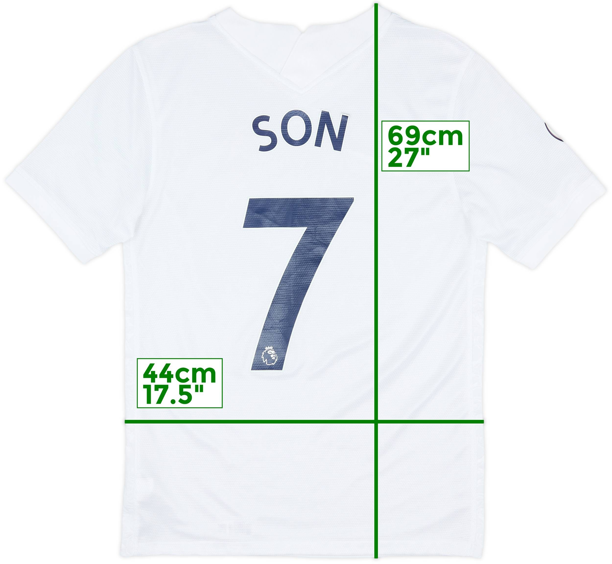 2021-22 Tottenham Home Shirt Son #7 - 10/10 - (S)