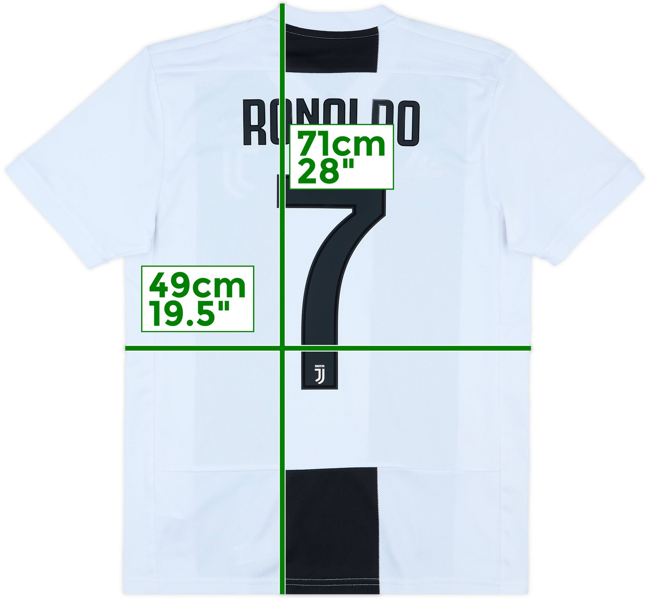 2018-19 Juventus Home Shirt Ronaldo #7 - 10/10 - (S)