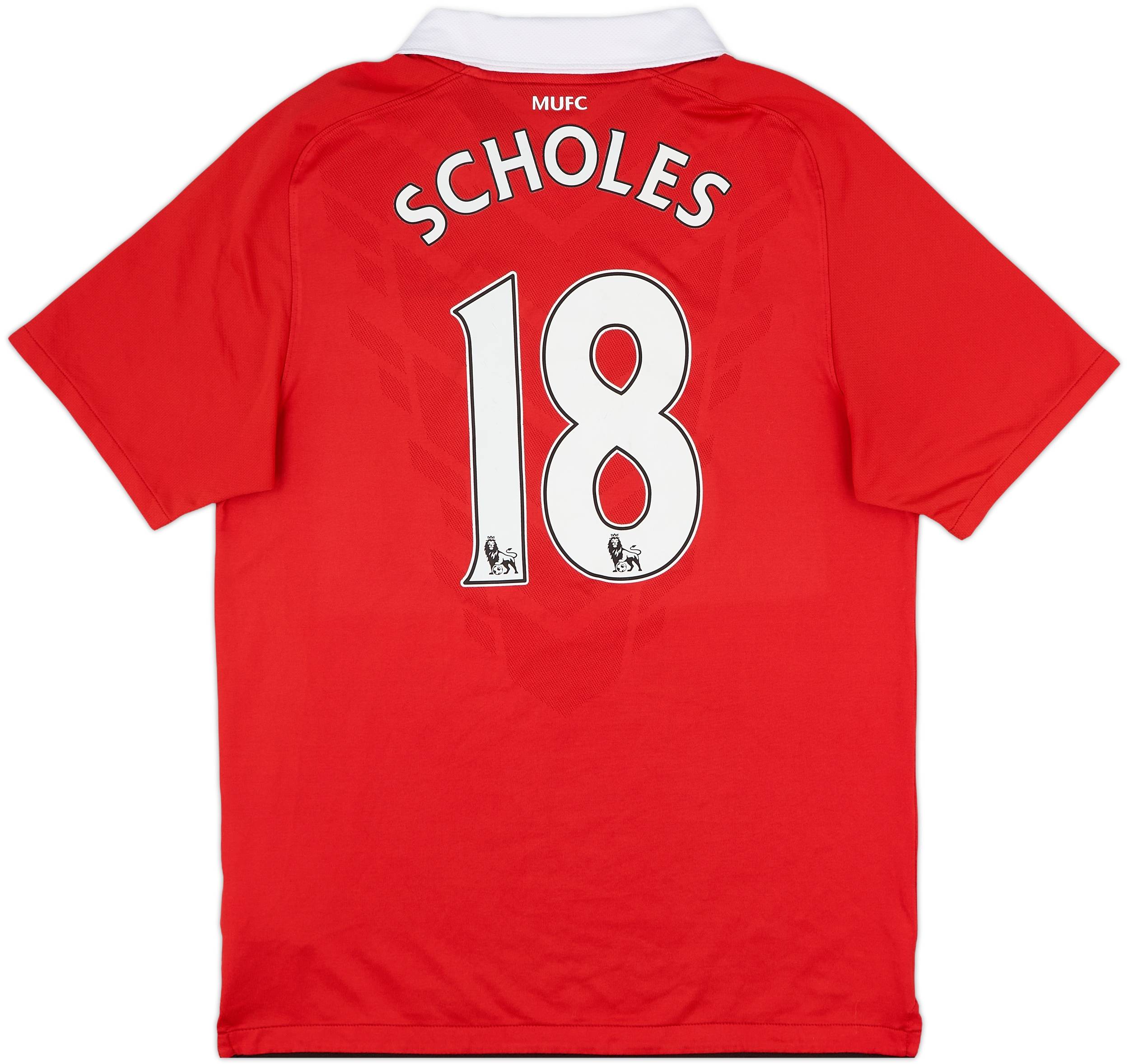 10-11 ManchesterUnitdユニSCHOLSE 18番NIKE M 10-11 ManchesterUnitdユニSCHOLSE 18番NIKE M 10-11
