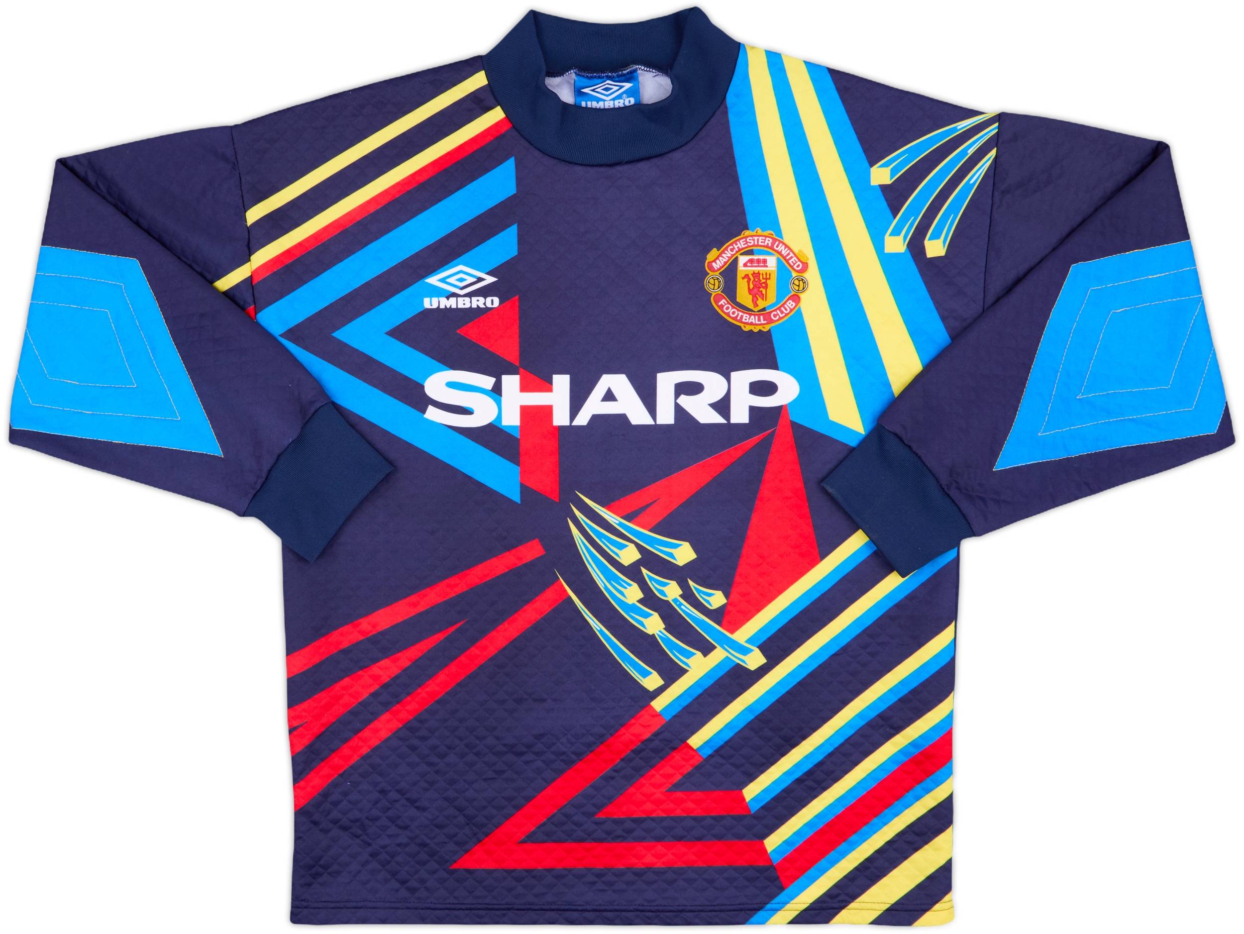 1992-93 Manchester United GK Shirt #1 (Schmeichel) - 8/10 - (S)