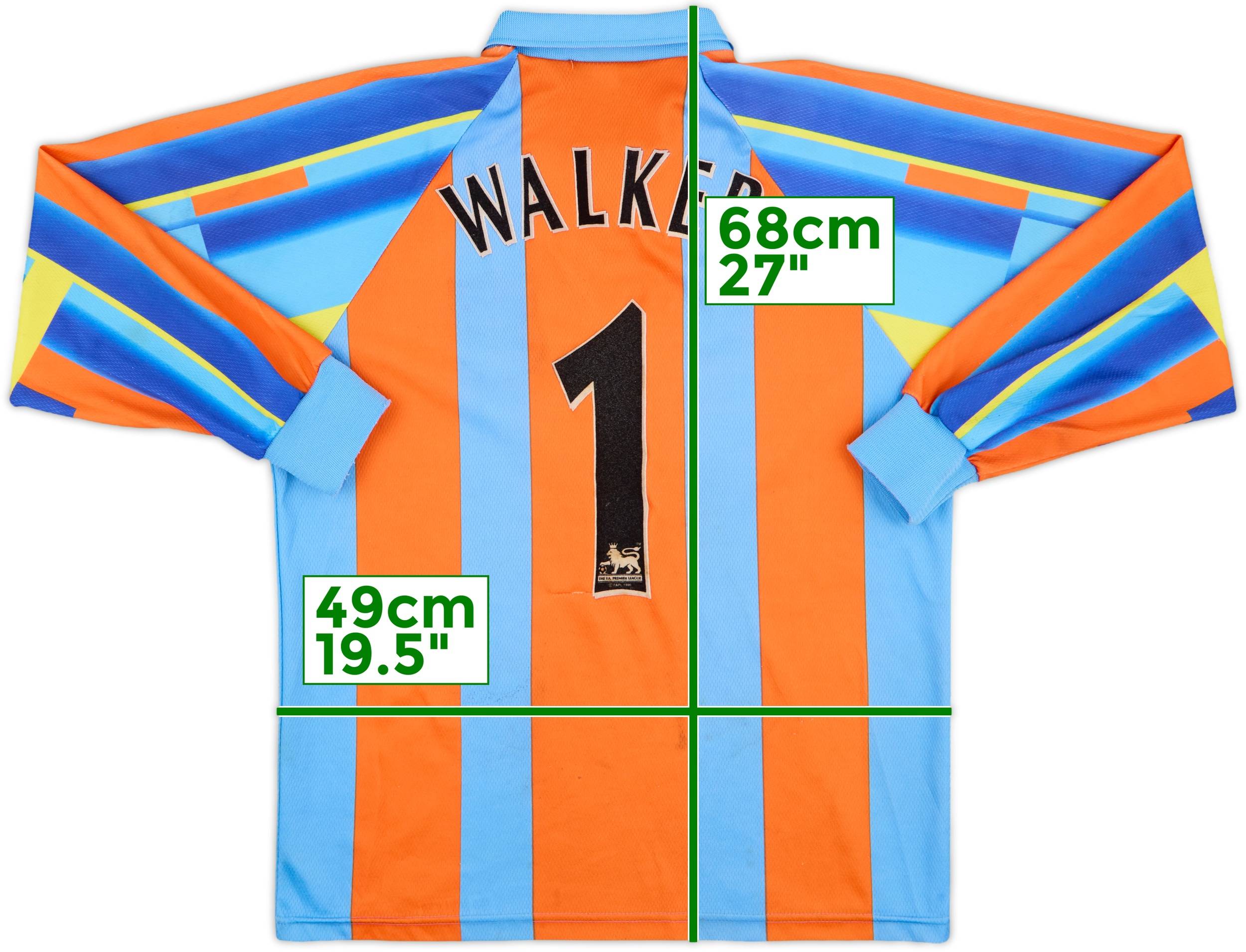 1997-99 Tottenham GK Shirt Walker #1 - 6/10 - (Y)