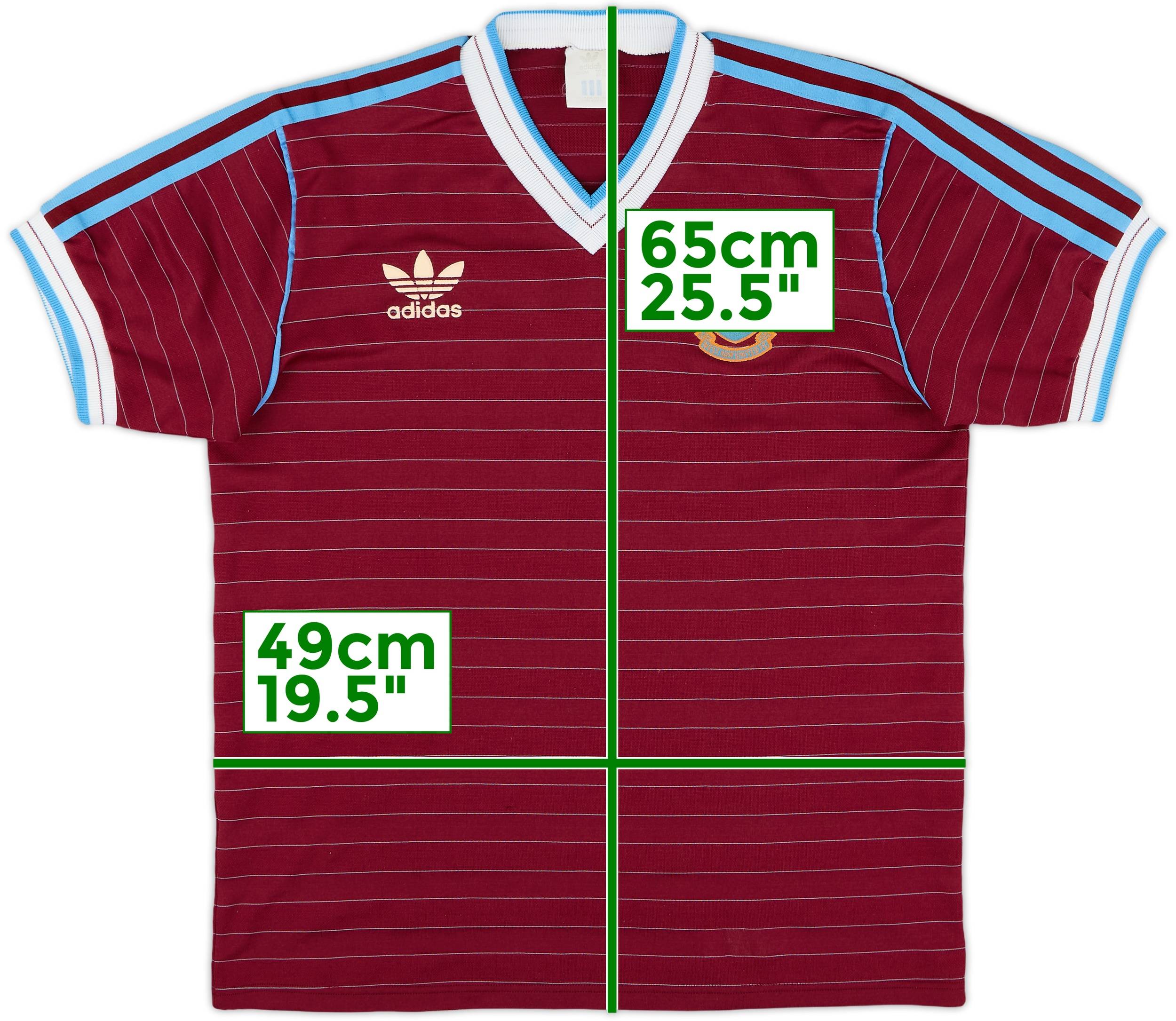 1985-87 West Ham Home Shirt - 8/10 - (M)