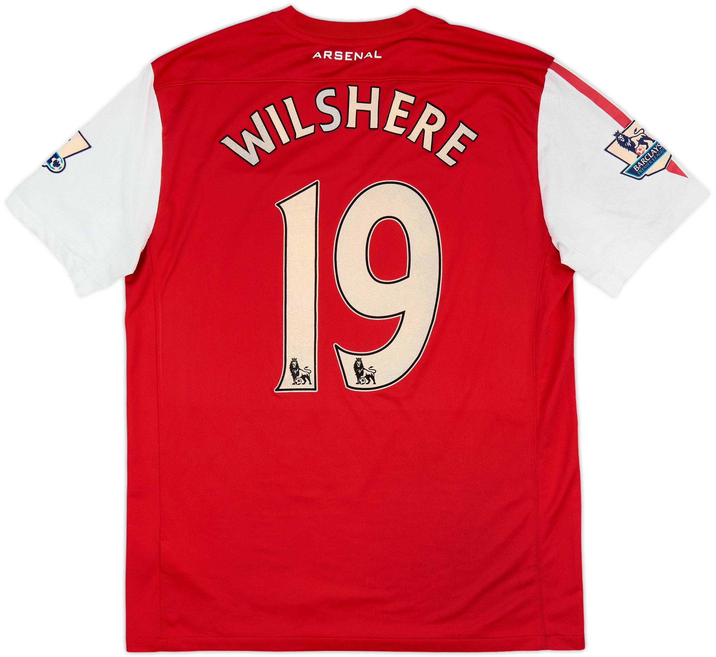 アーセナル WILSHERE/ウィルシャー 19 ユニフォーム 2011-12 Arsenal Home Shirt Wilshere #19 - 8/10 - (L)
