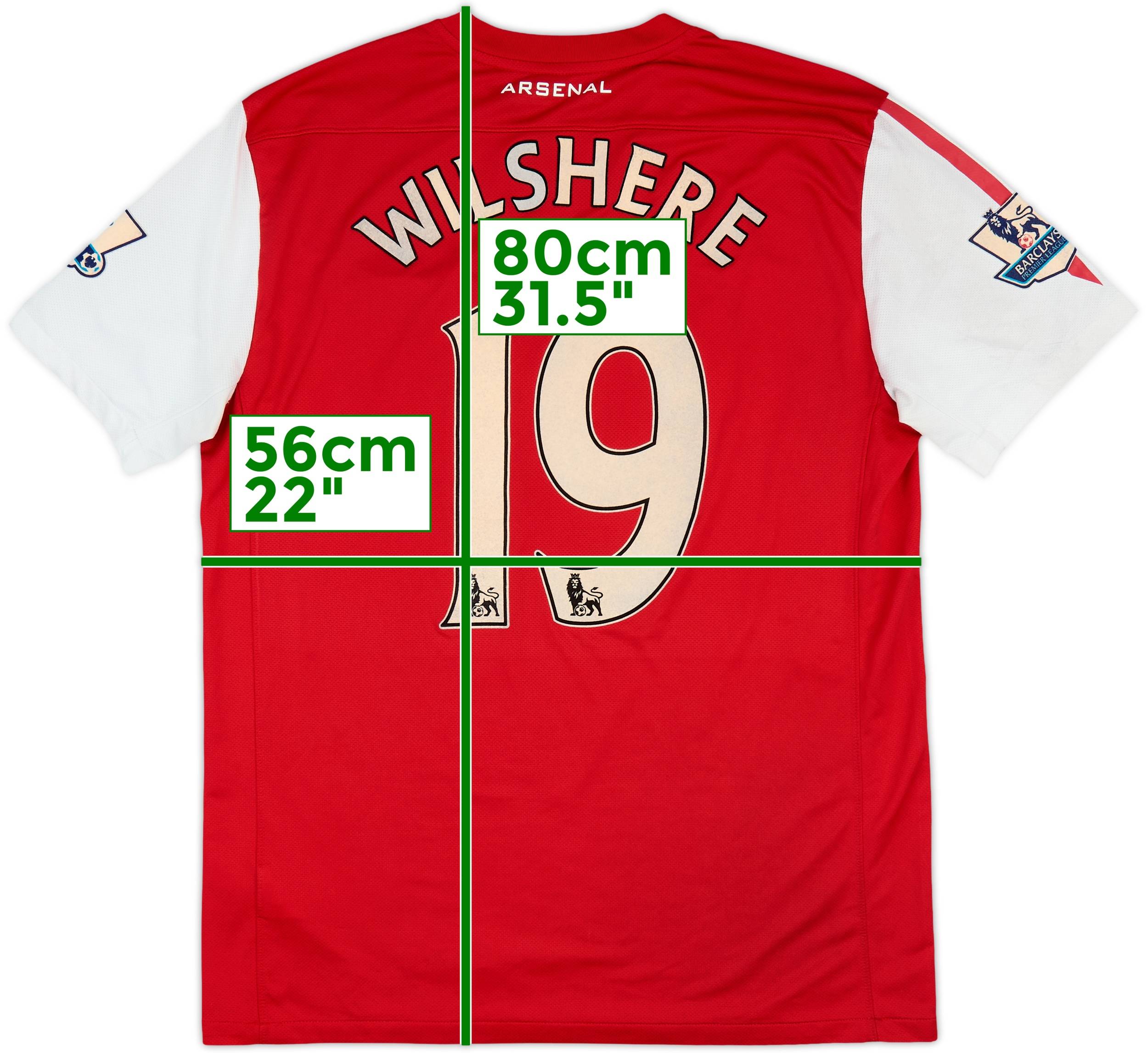 2011-12 Arsenal Home Shirt Wilshere #19 - 8/10 - (L)