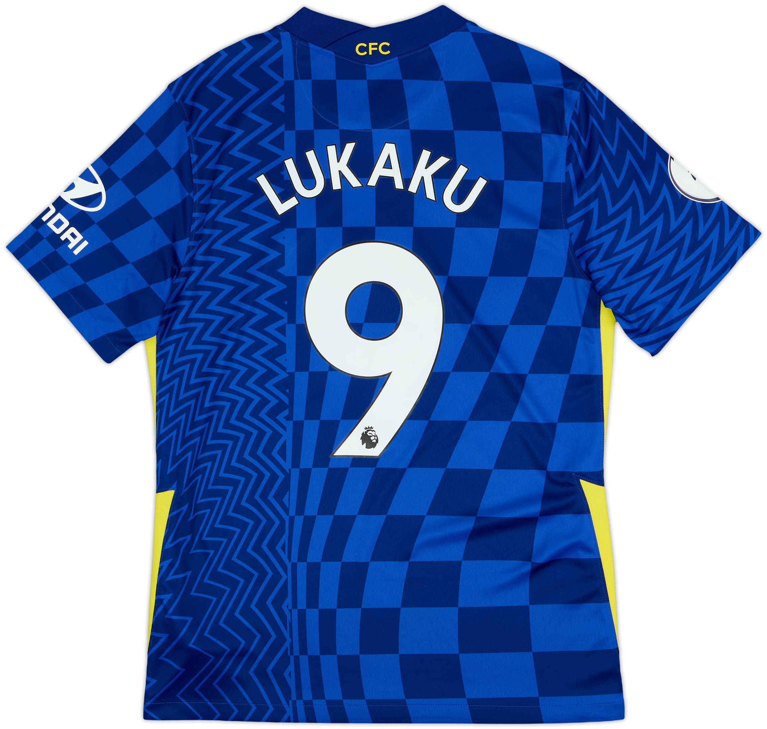 2021-22 Chelsea Home Shirt Lukaku #9 - 10/10 - (M)